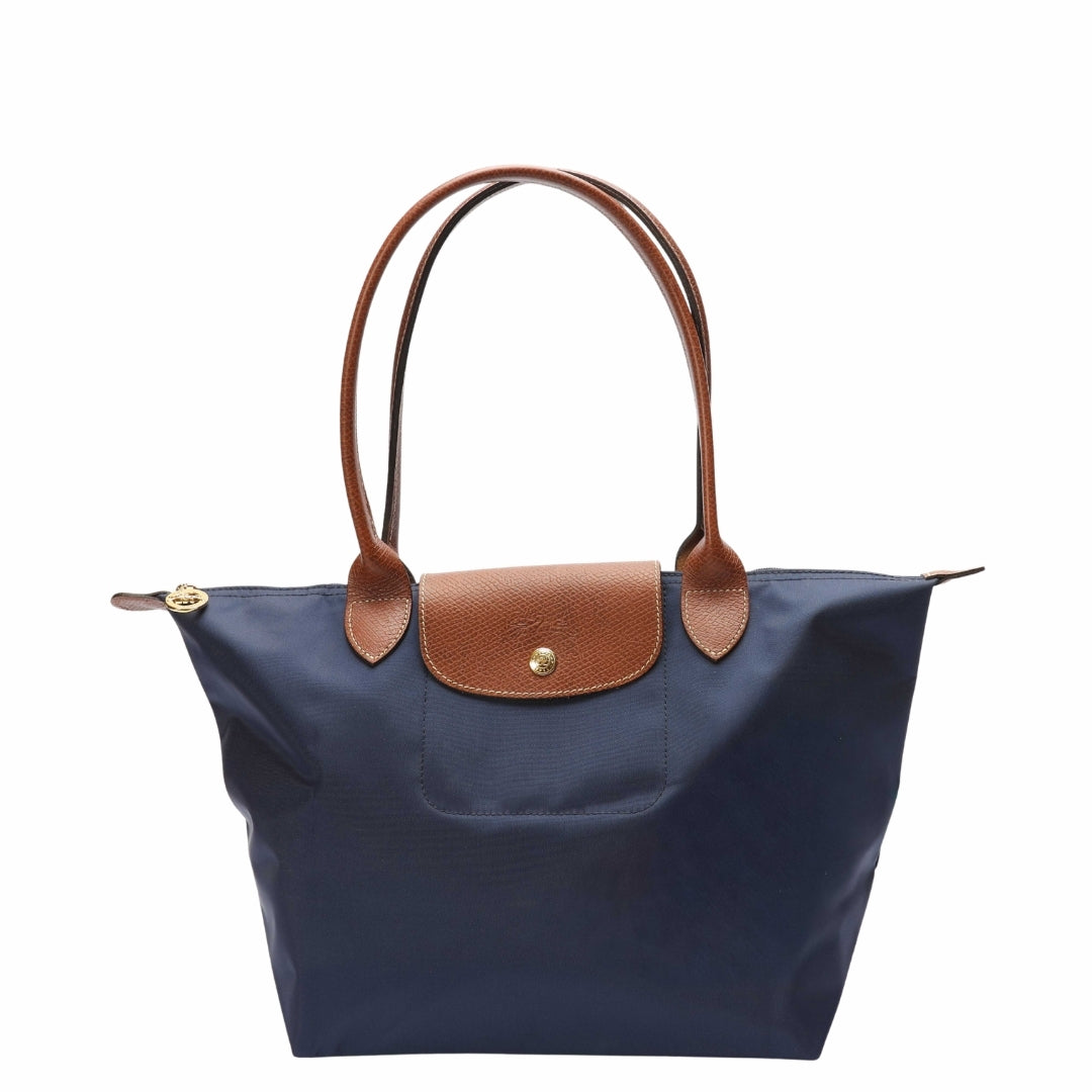 Longchamp Navy Blue Le Pliage Tote