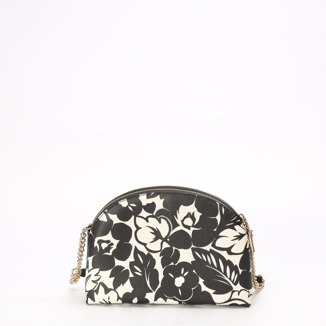 Kate Spade Morgan Tropical Foliage Dome Crossbody Bag