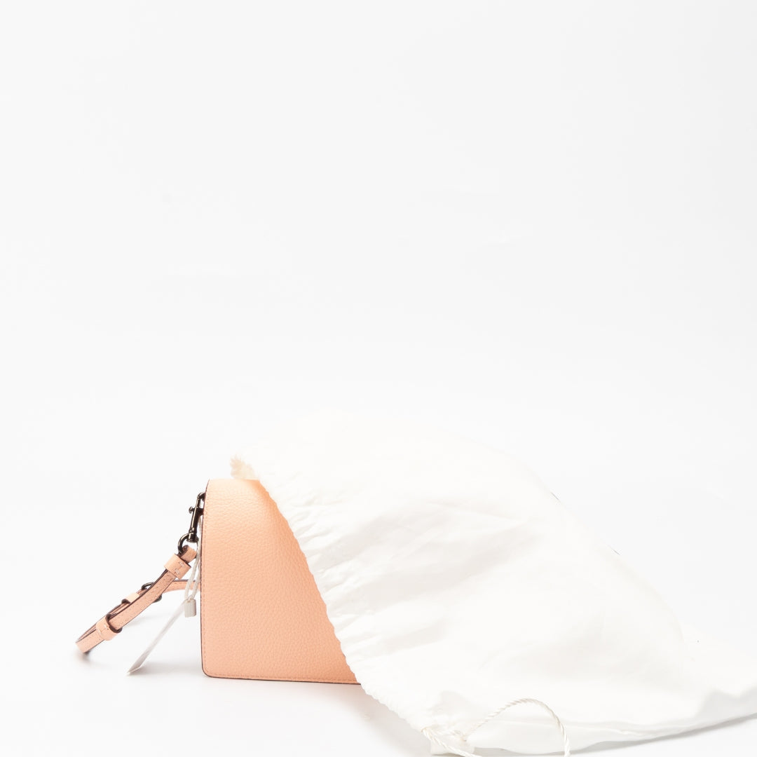 Coach Foldover Polished Pebble Crossbody Bag