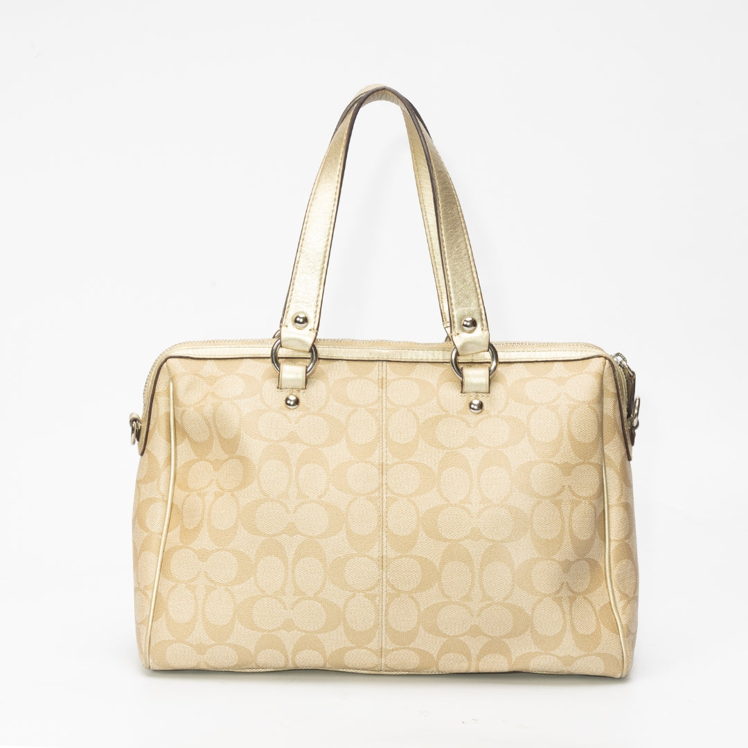Coach Penelope Signature Boston Bag