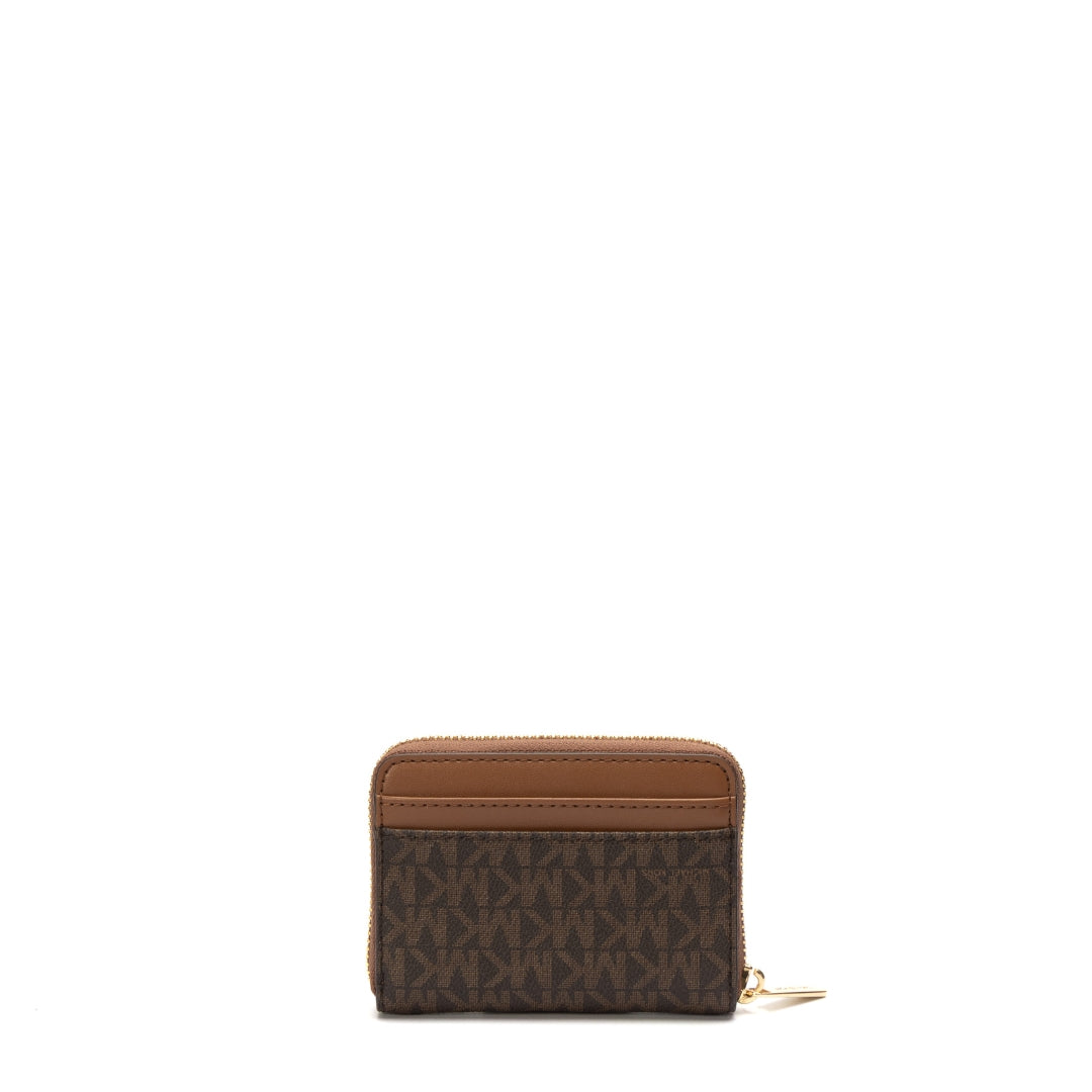Michael Kors Jet Set Small Logo Zip-Around Card Case