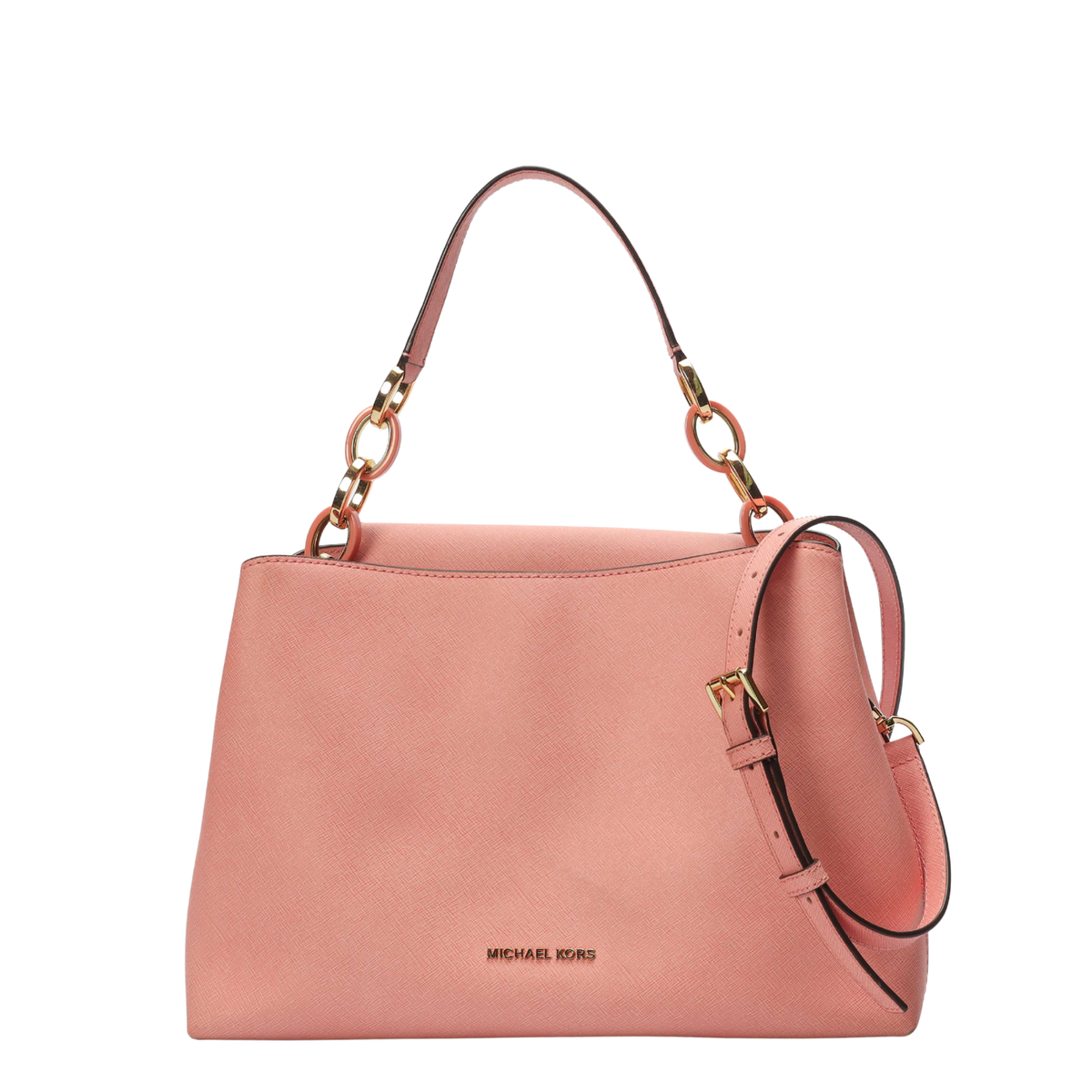 Michael Kors Portia Cement Pink Shoulder Bag