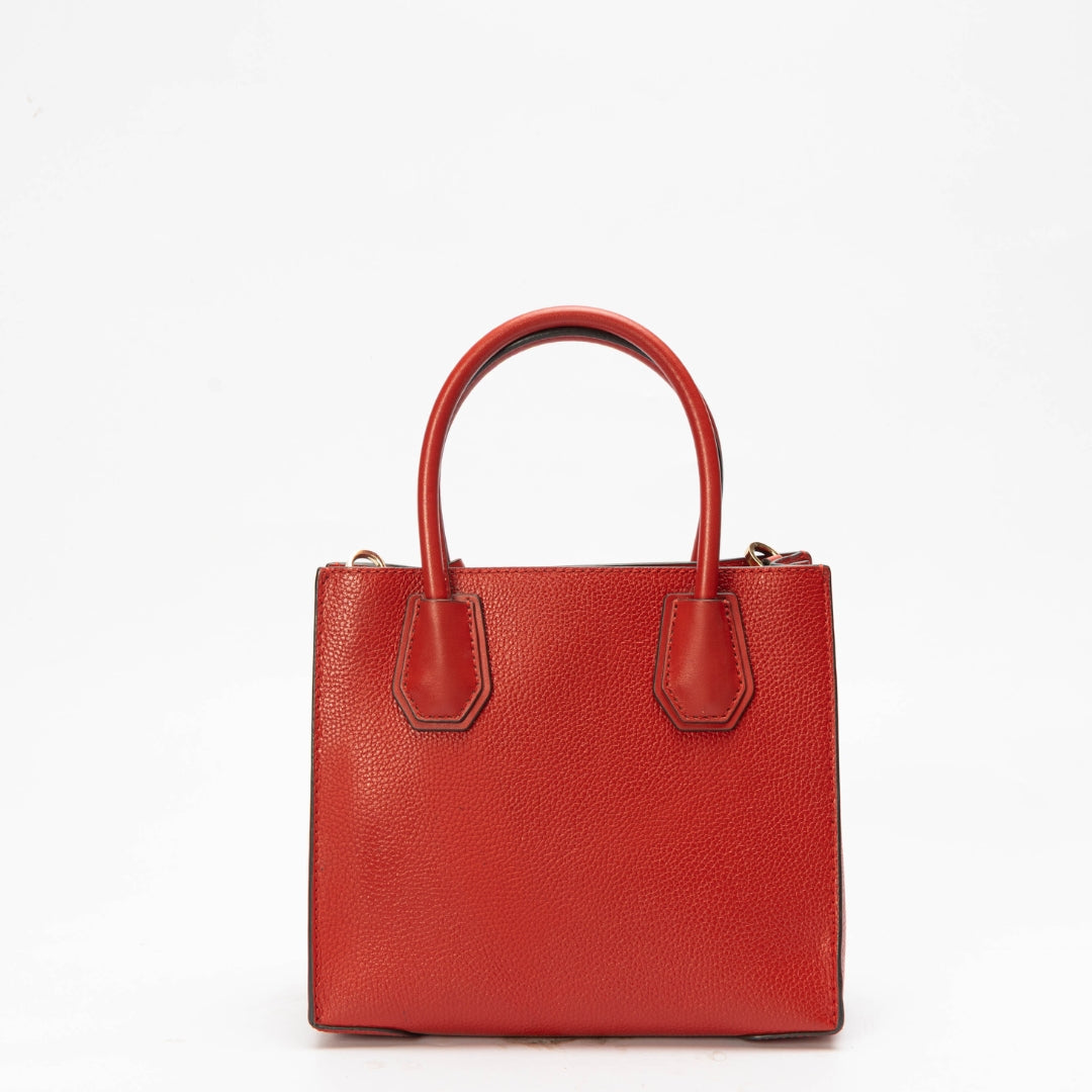 Michael Kors Mercer Red Convertible Satchel