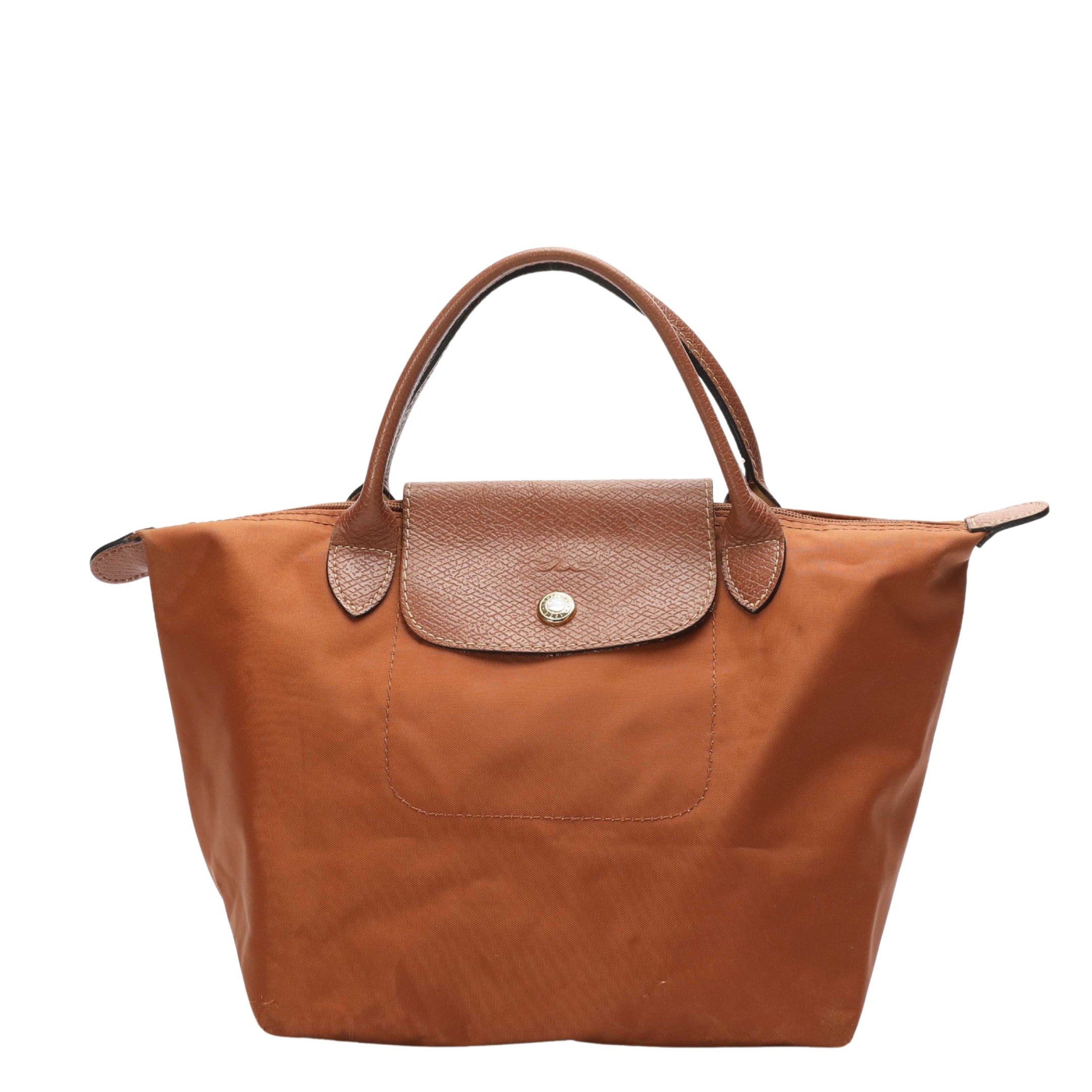 Longchamp Le Pliage Original Cognac Handbag