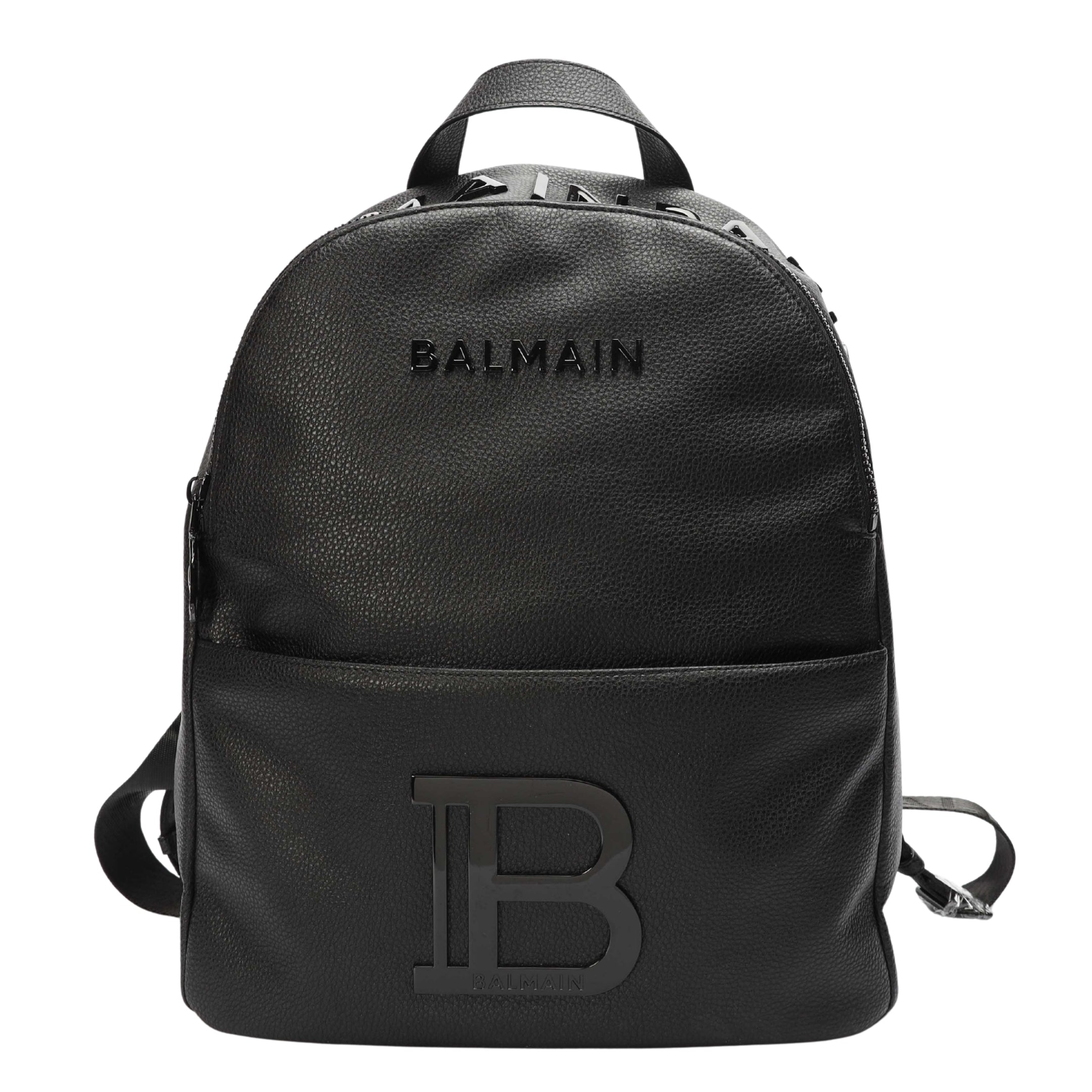 Balmain Black Backpack