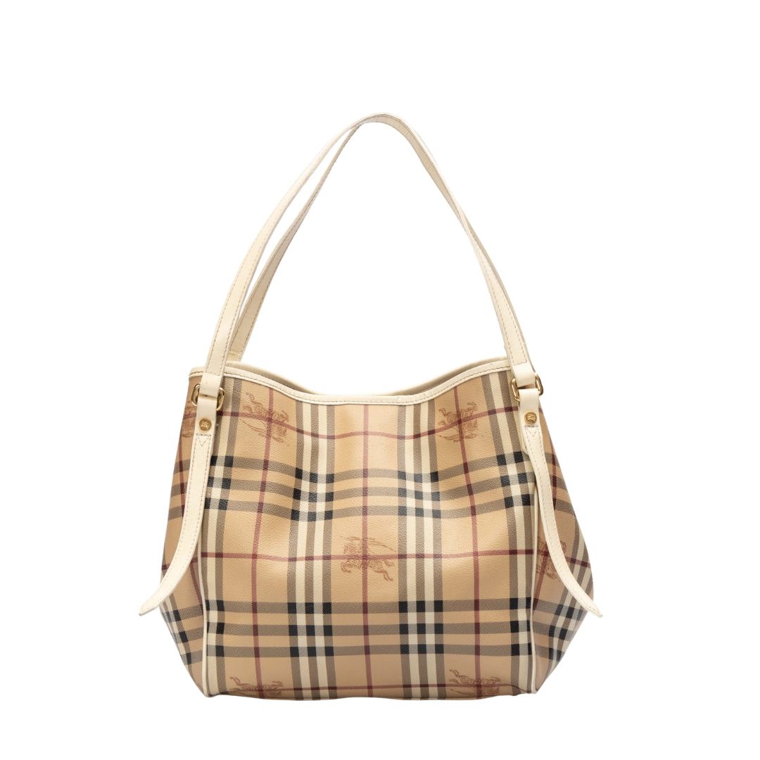 Burberry Haymarket Check Canvas Canterbury Tote