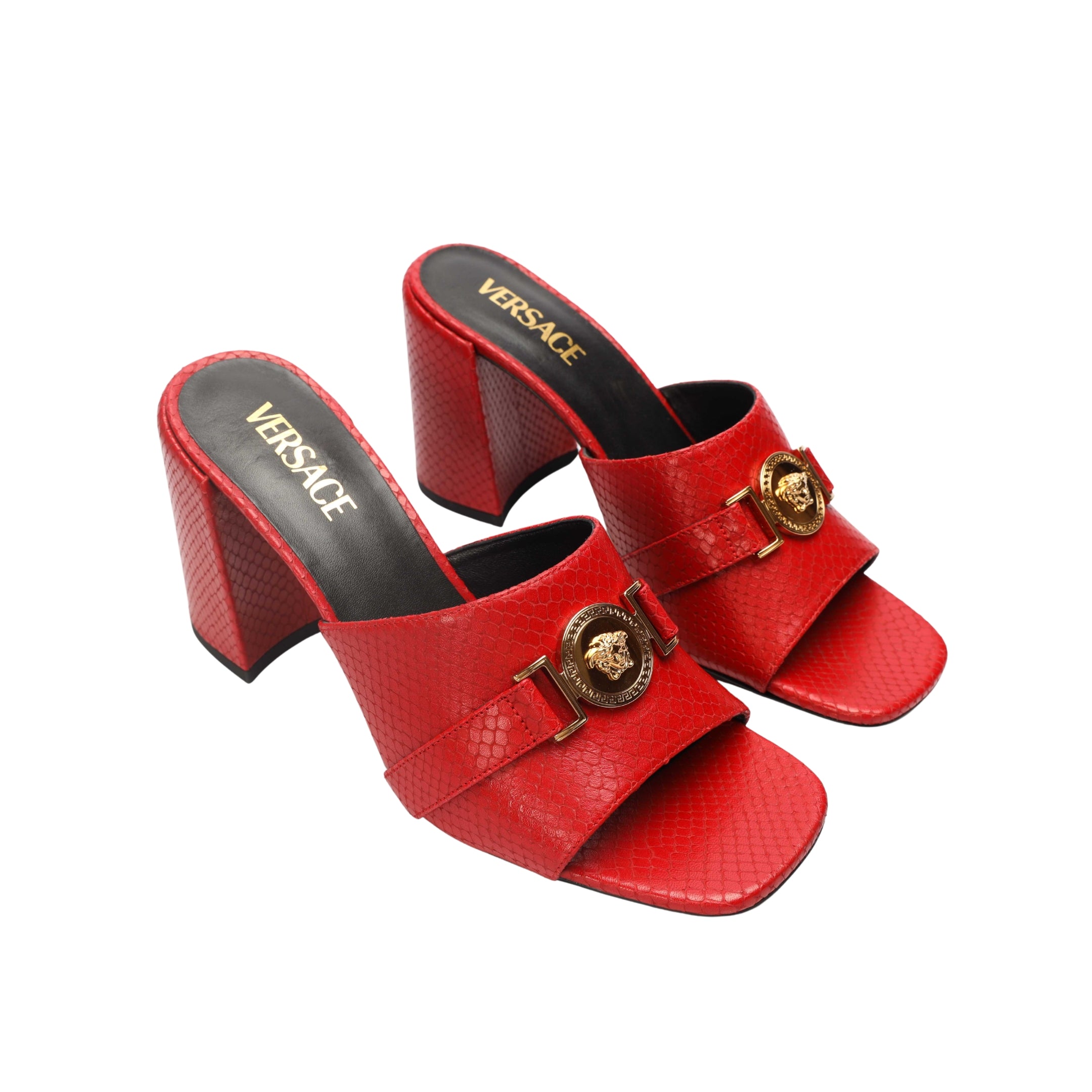 Versace Red Medusa Heels