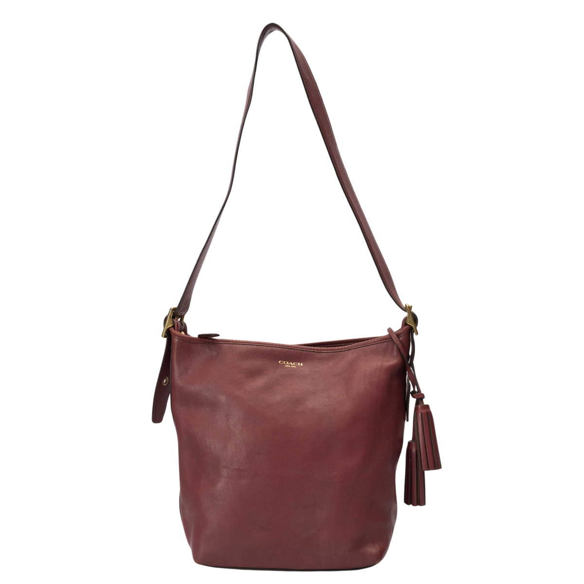 Coach Burgundy Duffle Bag