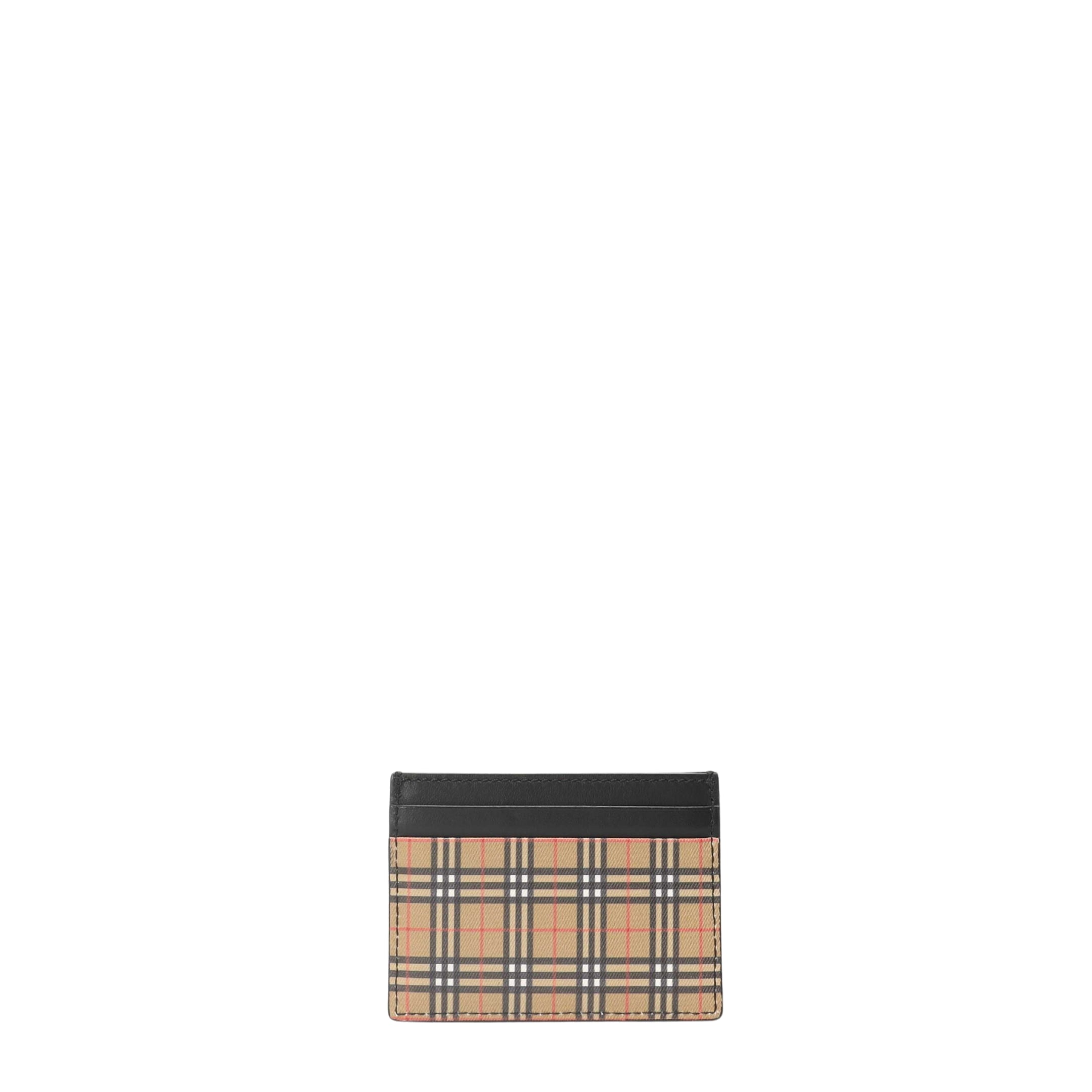 Burberry Checked Card Holder
