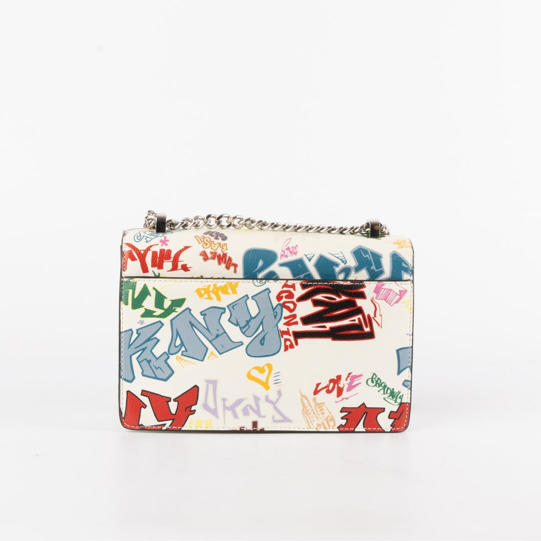 DKNY Elissa Printed Faux Leather Crossbody Bag
