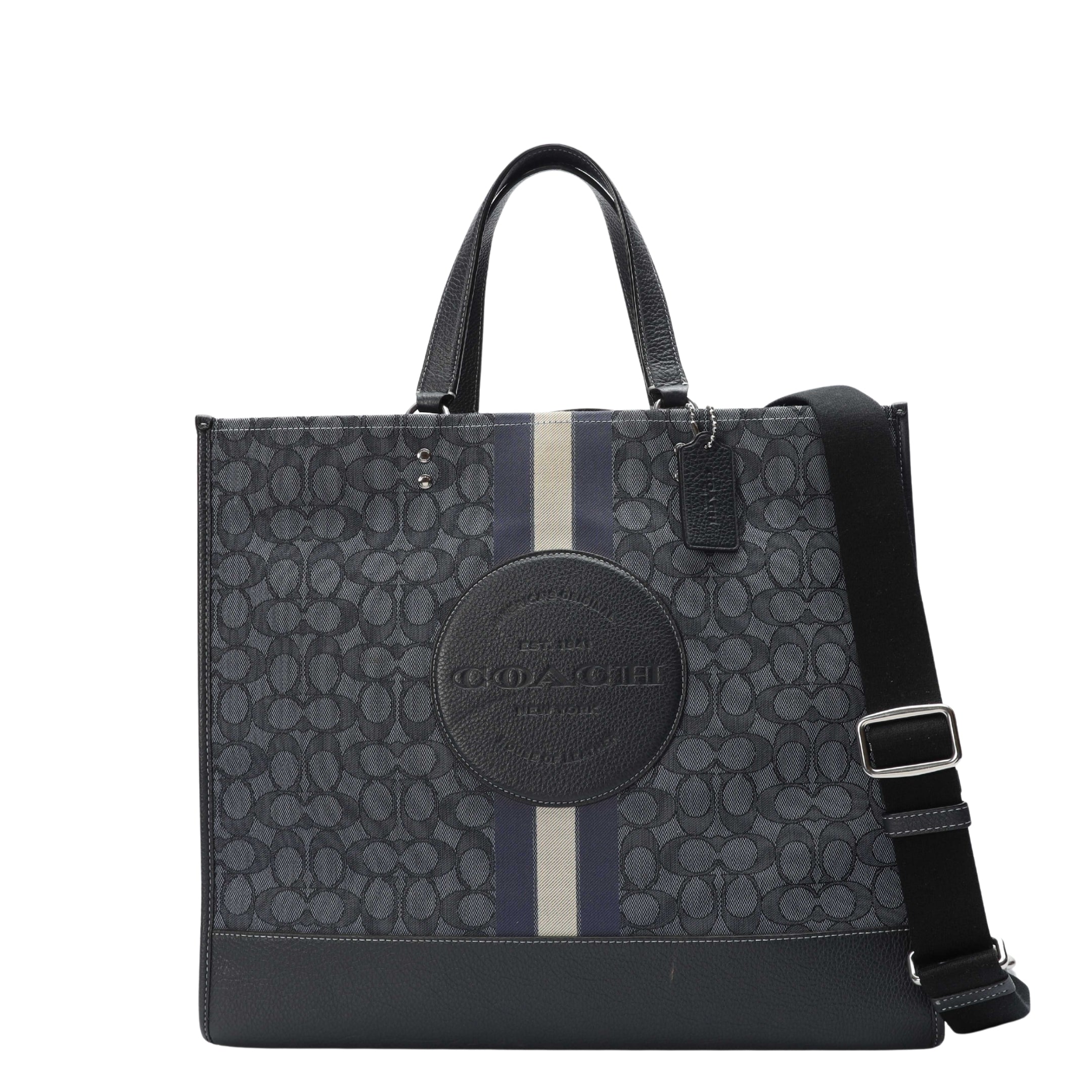 Coach Dempsey 40 Navy Tote Bag
