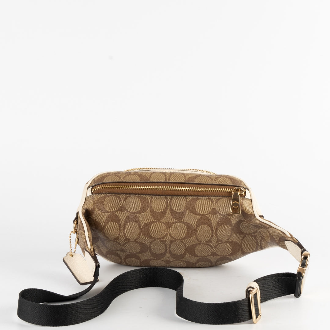 Coach Court Signature Canvas Belt Bag
