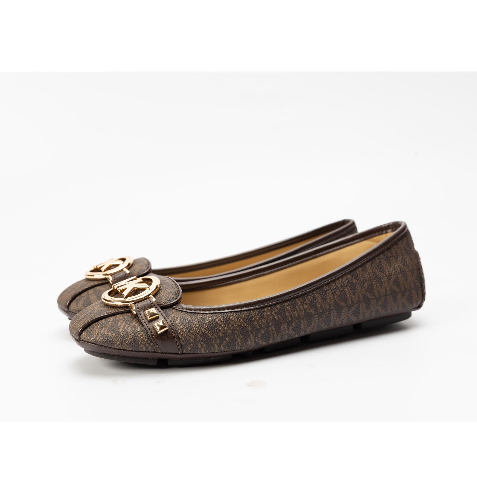 Michael Kors Fulton Studded Logo Ballet Flats
