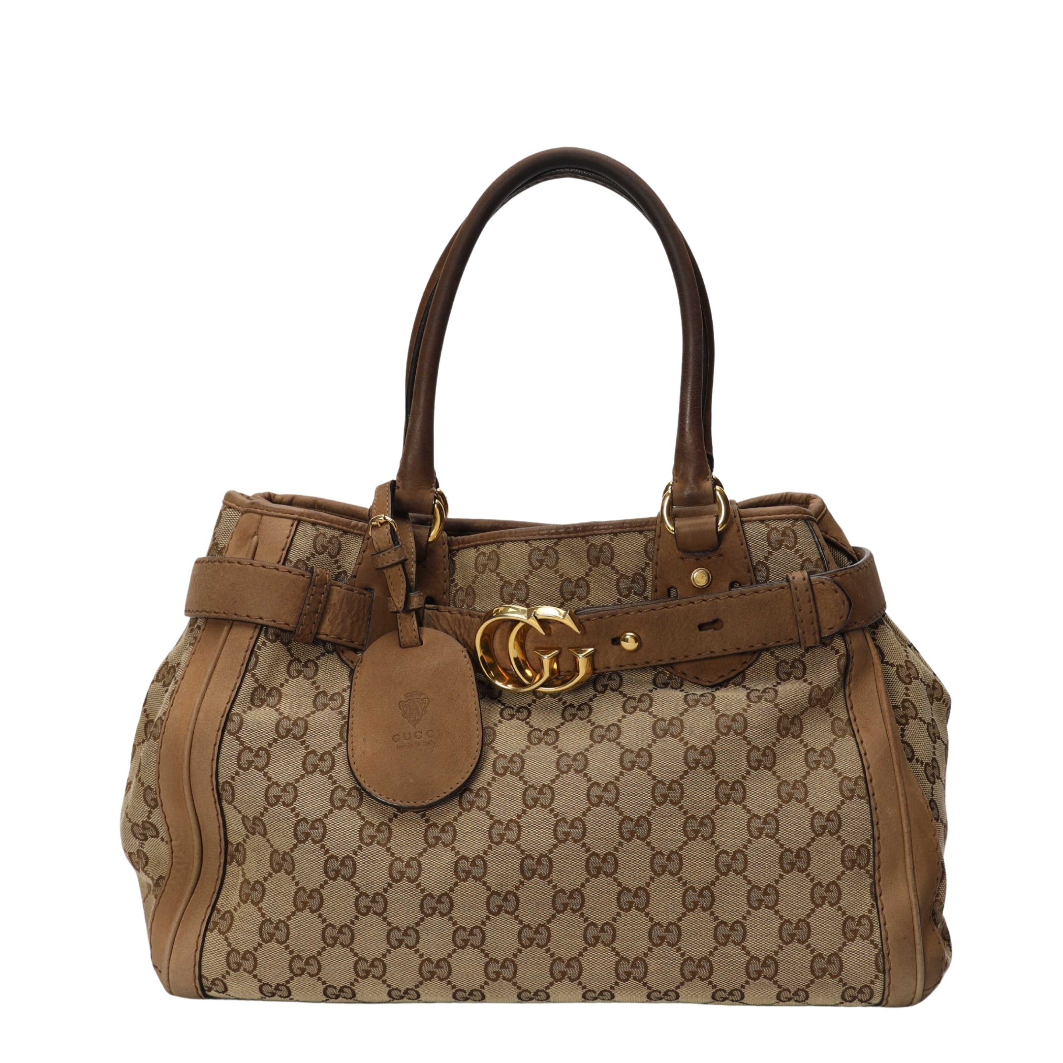 Gucci Beige GG Canvas Running Tote