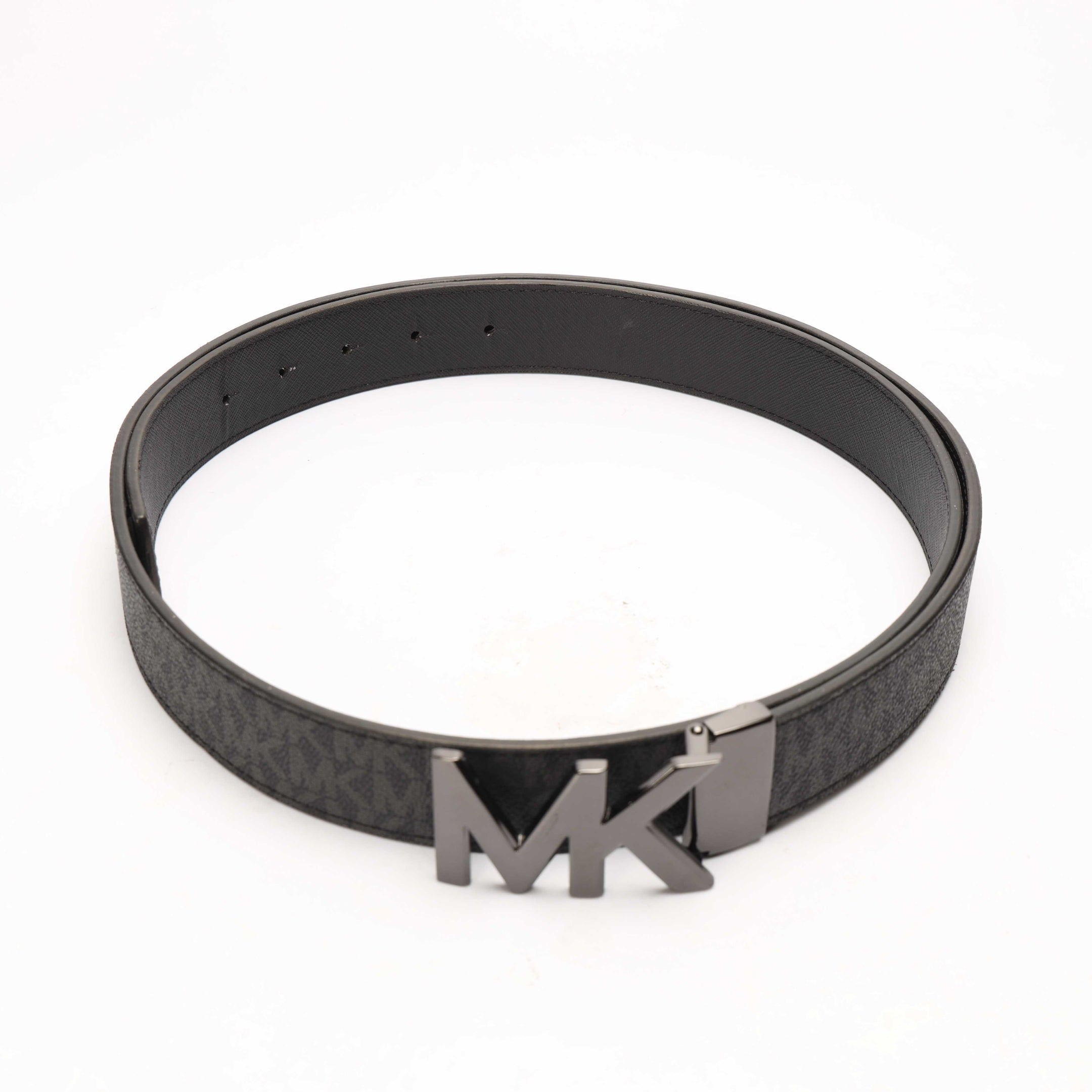 Michael Kors Black Logo Reversible Belt