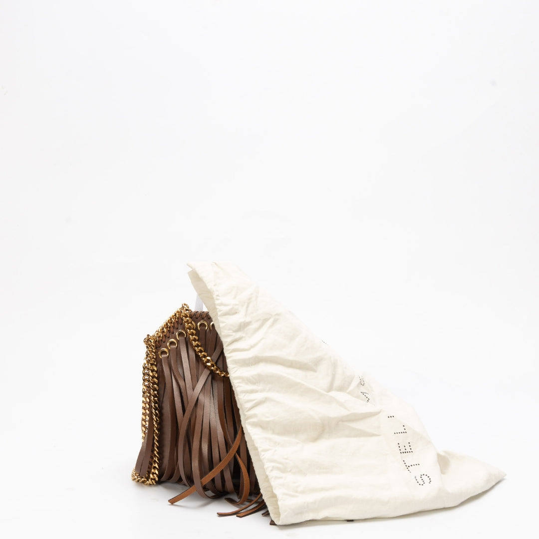 Stella McCartney Fringed Falabella Micro Tote Bag