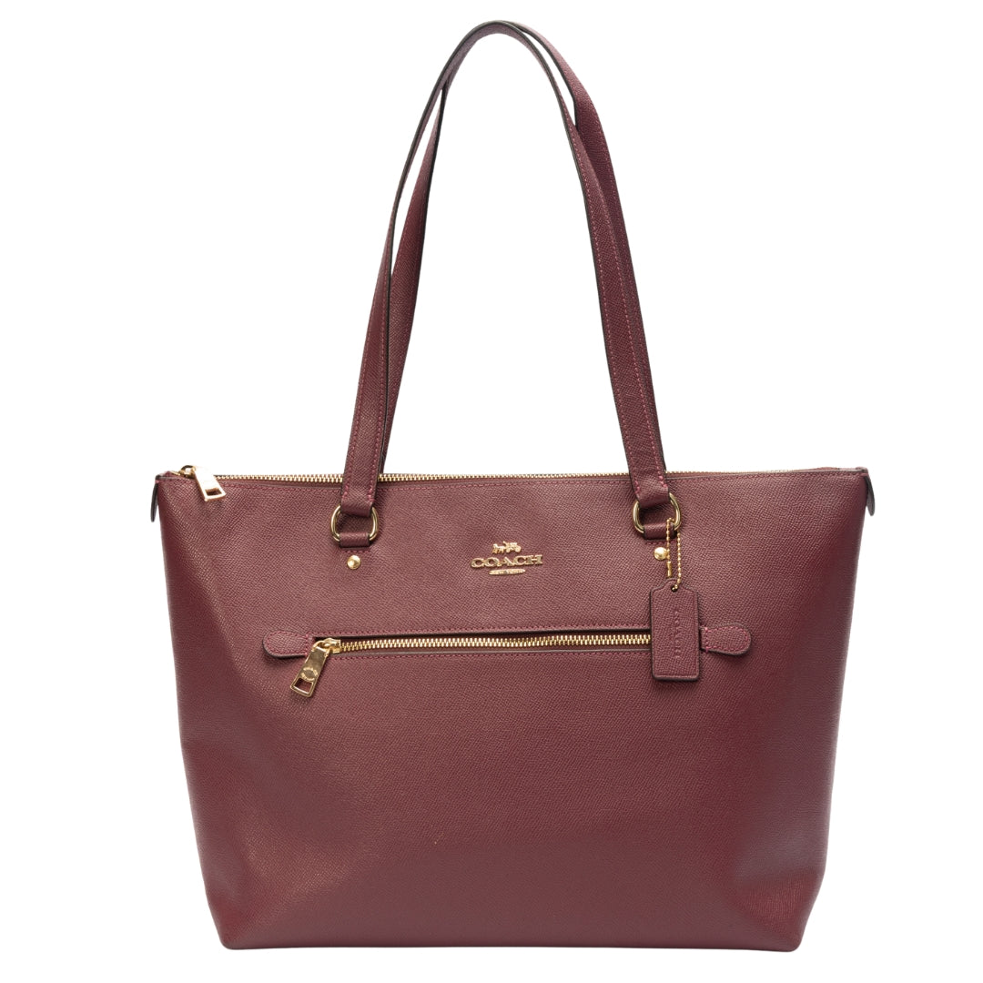Coach Gallery Maroon Tote