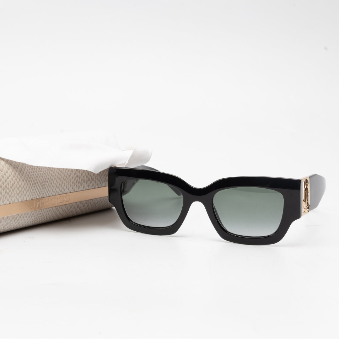Jimmy Choo Nena Rectangle Frame Sunglasses