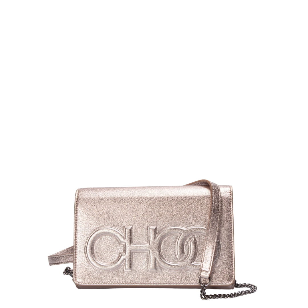 Jimmy Choo Adelia Metallic Sling Bag