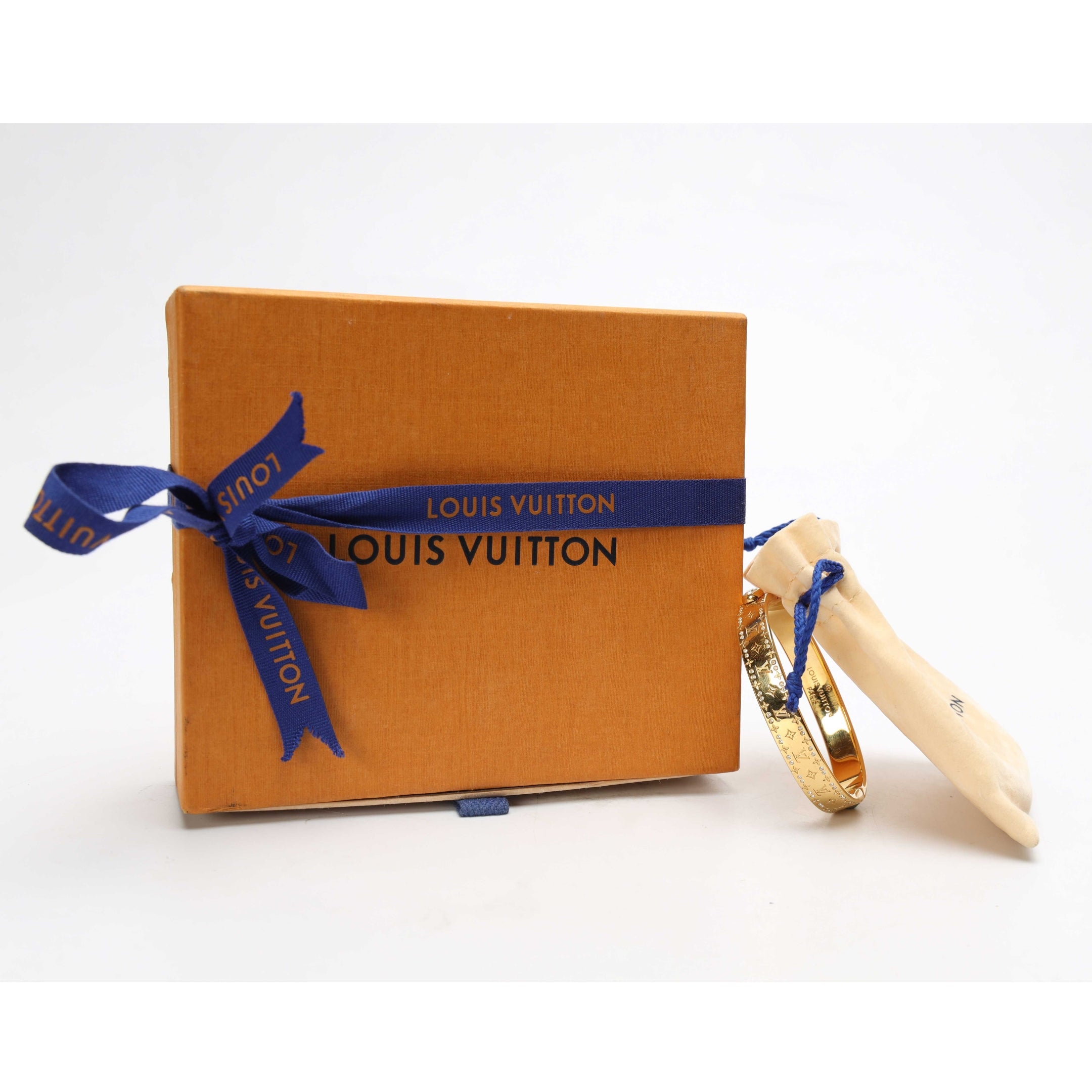 Louis Vuitton Gold Nanogram Bracelet