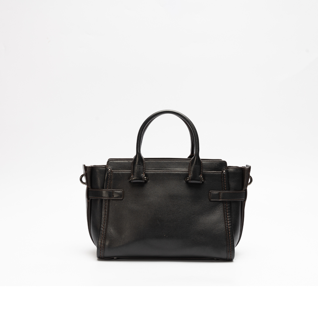 Coach Embellished Canyon Quilt Swagger Handbag