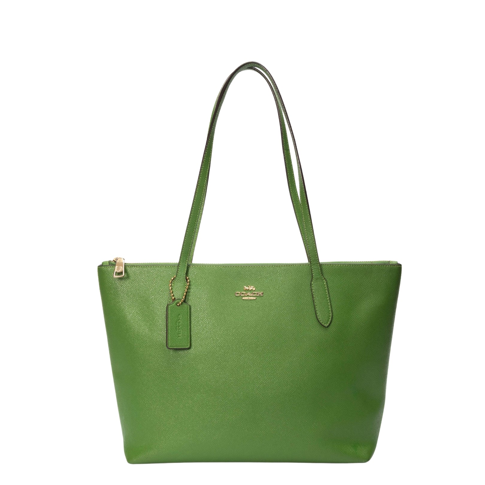 Coach Green Fiona Zip Tote Bag