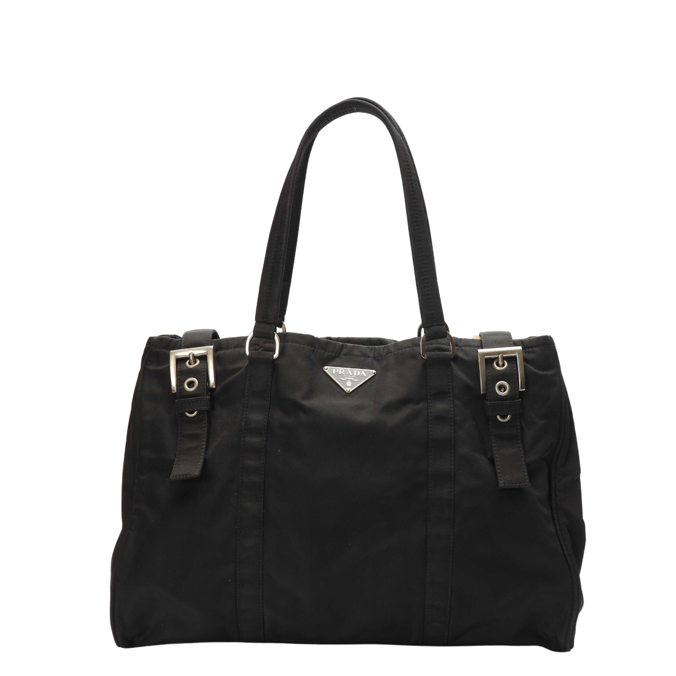 Prada Black Tessuto Tote