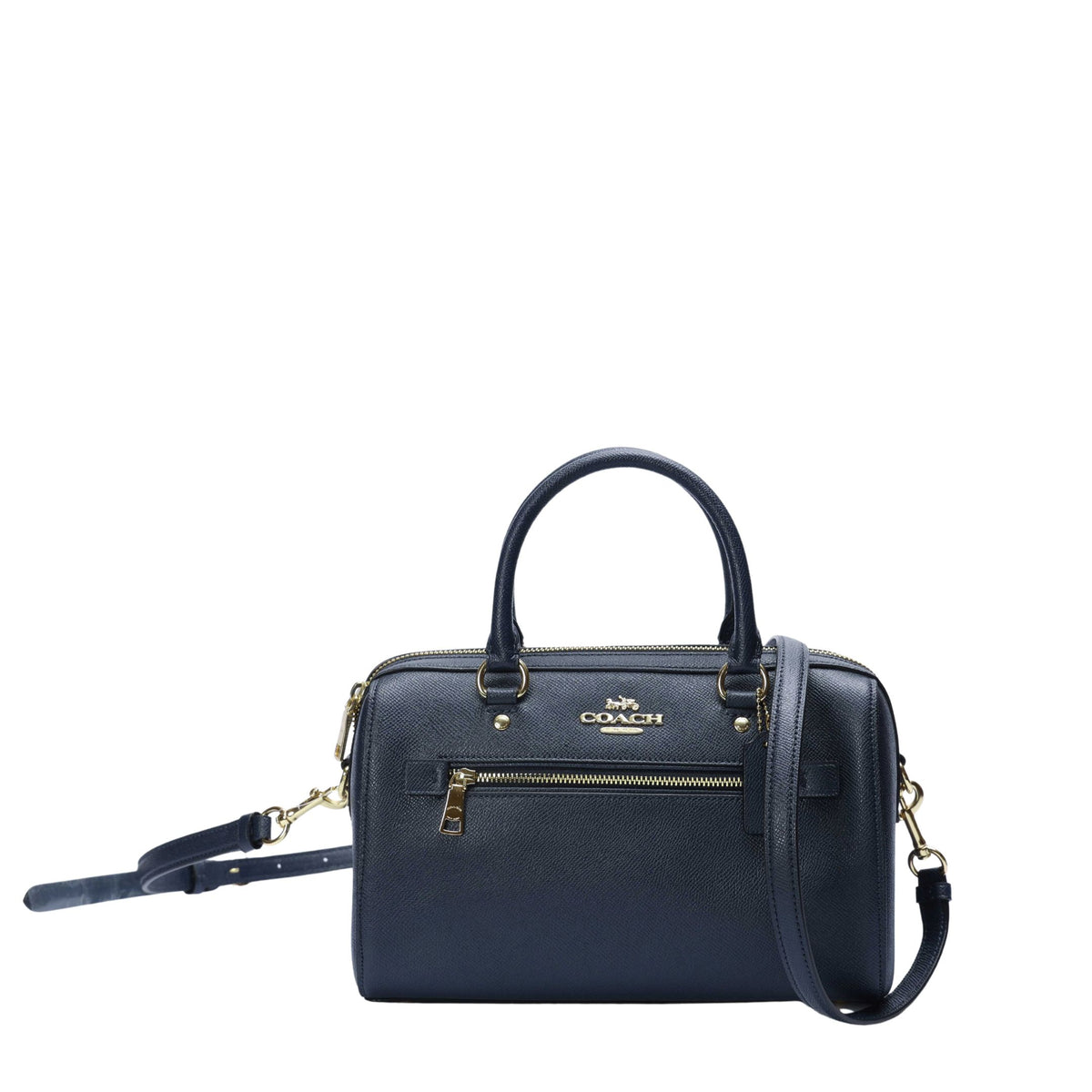 Coach Rowan Navy Satchel