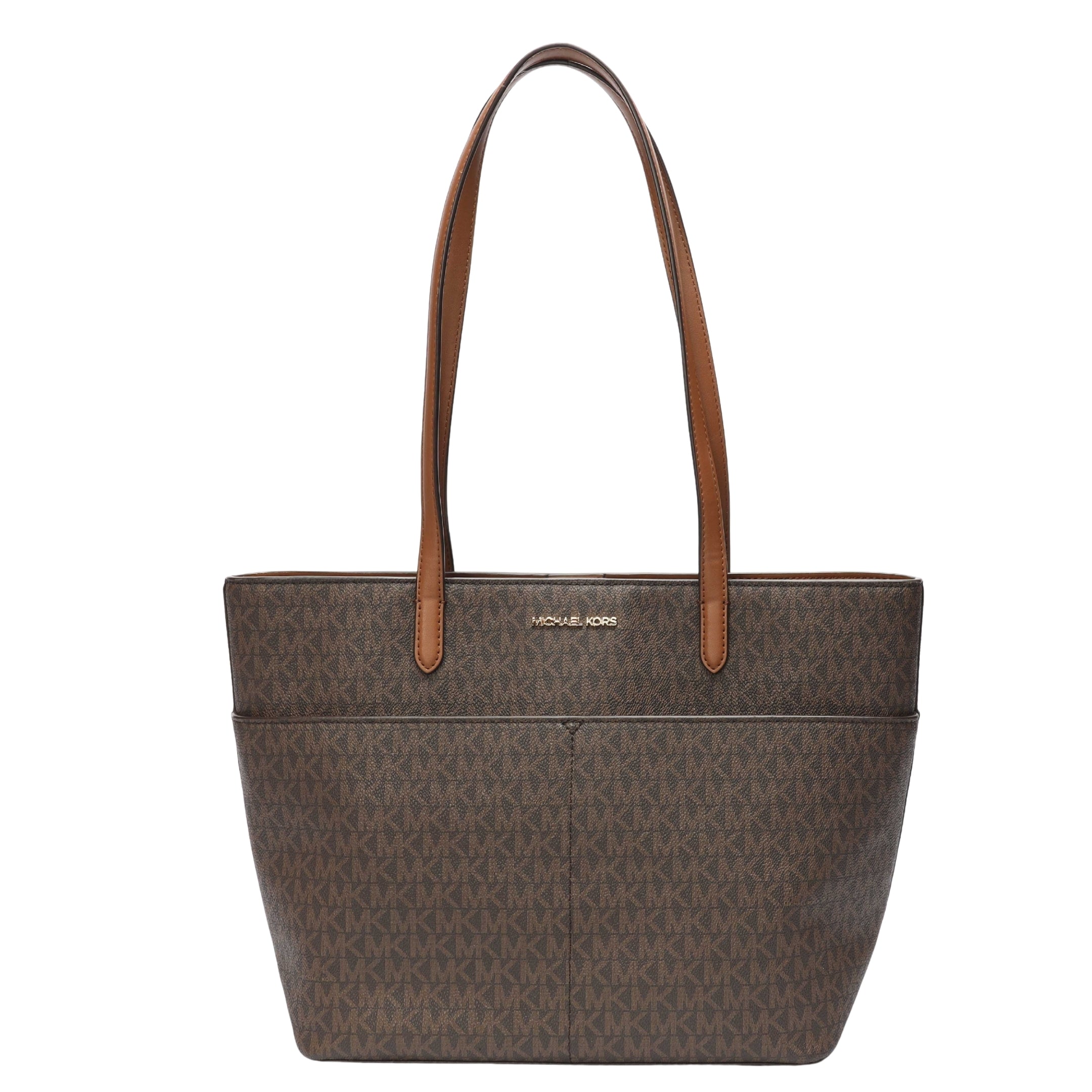 Michael Kors Brown Bedford Medium Logo Tote