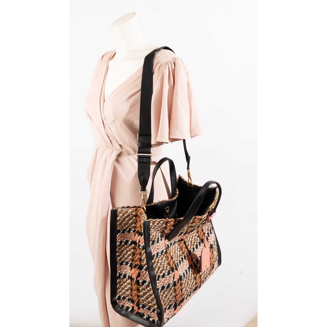 Kate Spade Manhattan Plaid Large Tote Bag