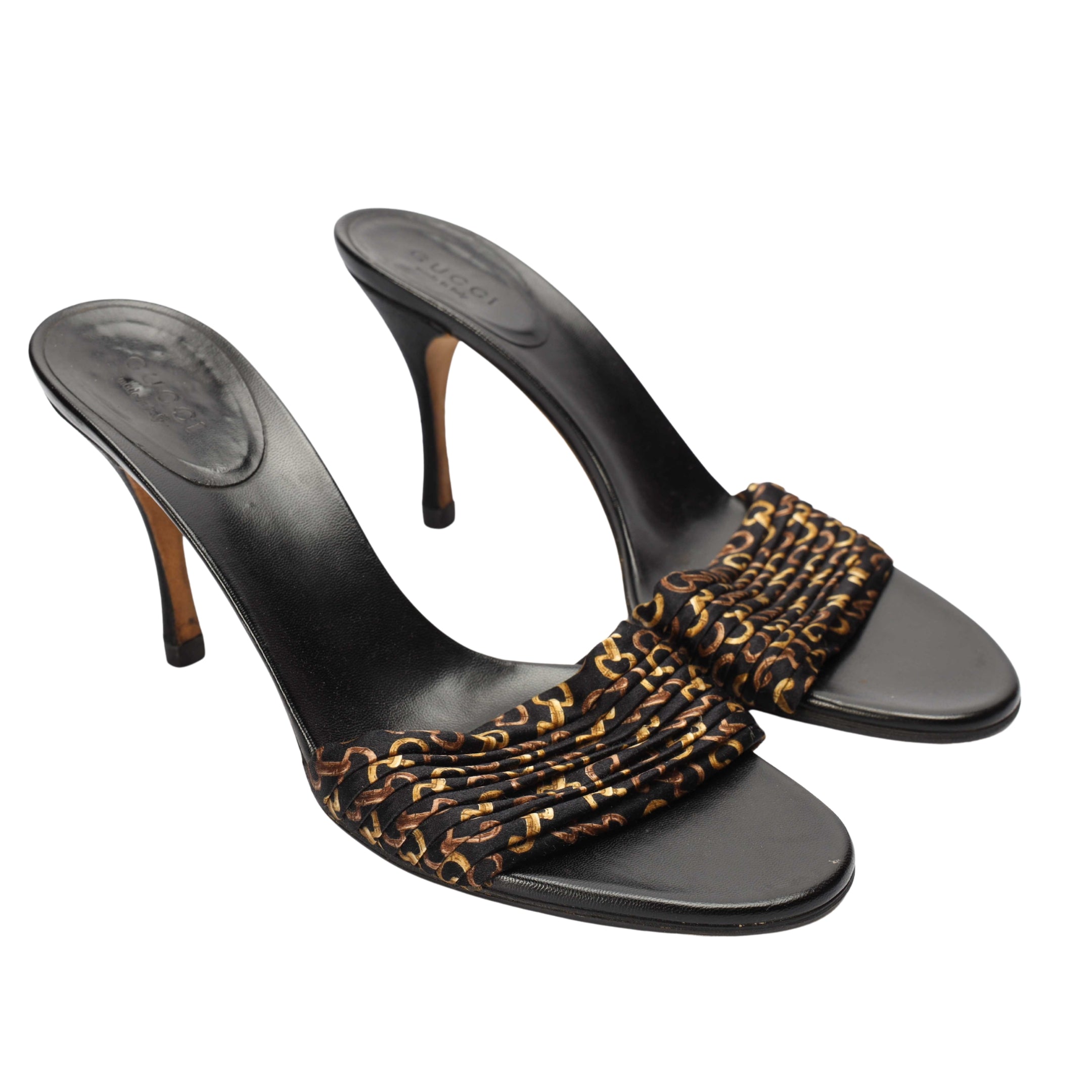Gucci Interlocking Slide Heels