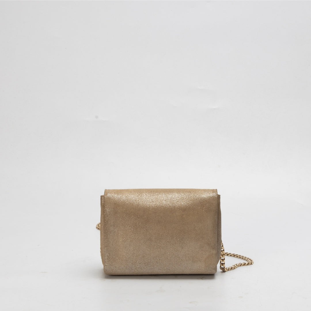 Jimmy Choo Gold Ava Crossbody Bag