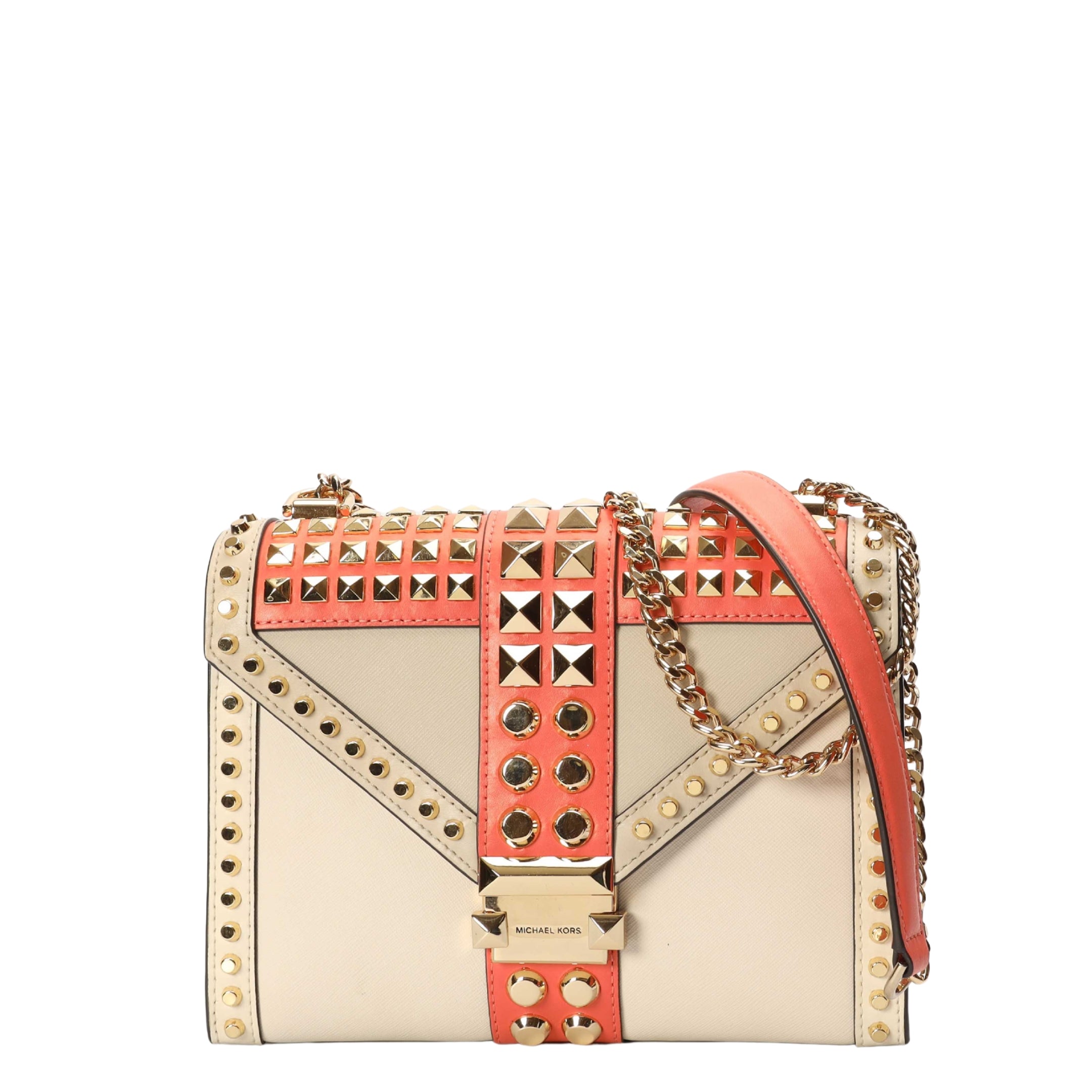Michael Kors Whitney Studded Shoulder Bag
