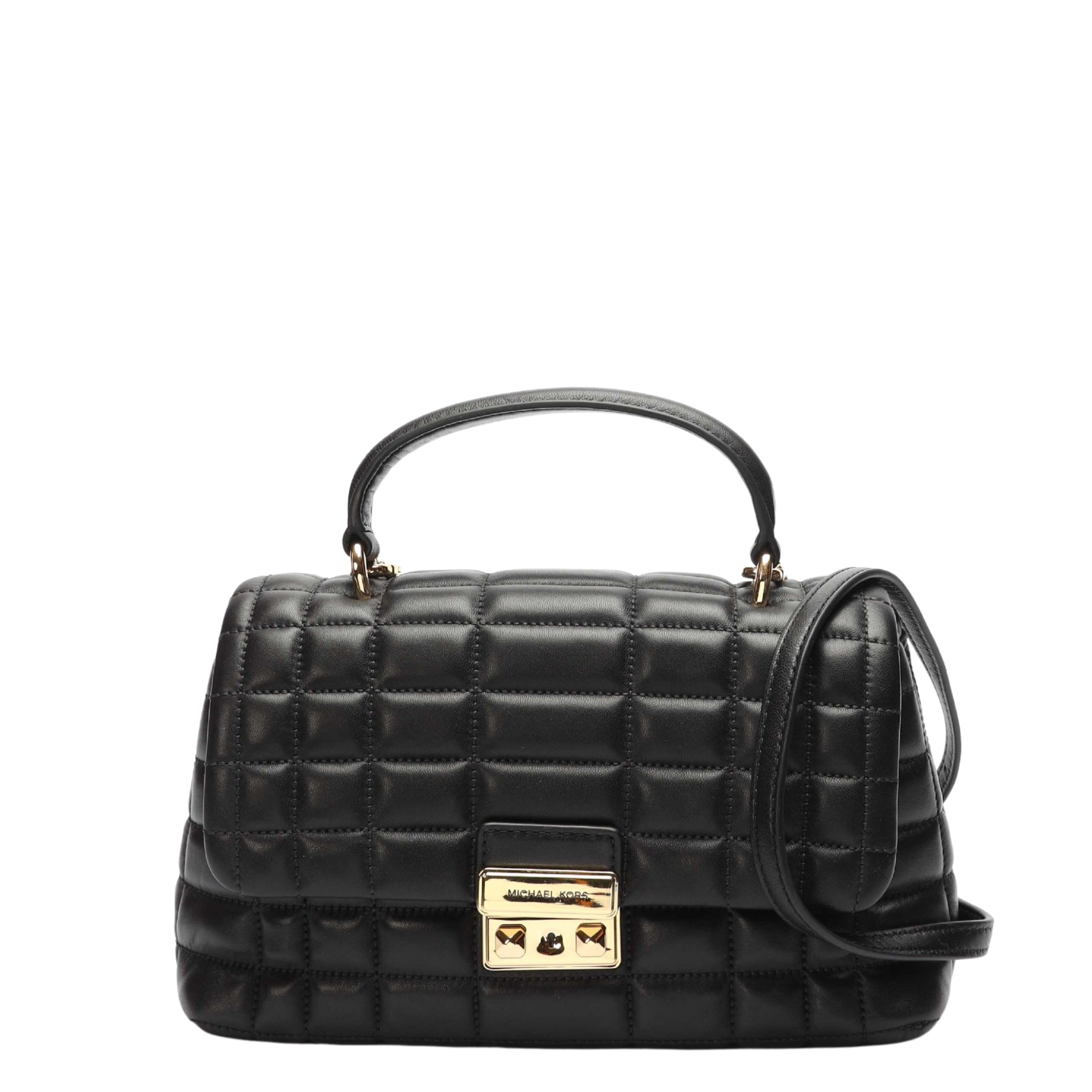 Michael Kors Black Tribeca Satchel Crossbody Bag