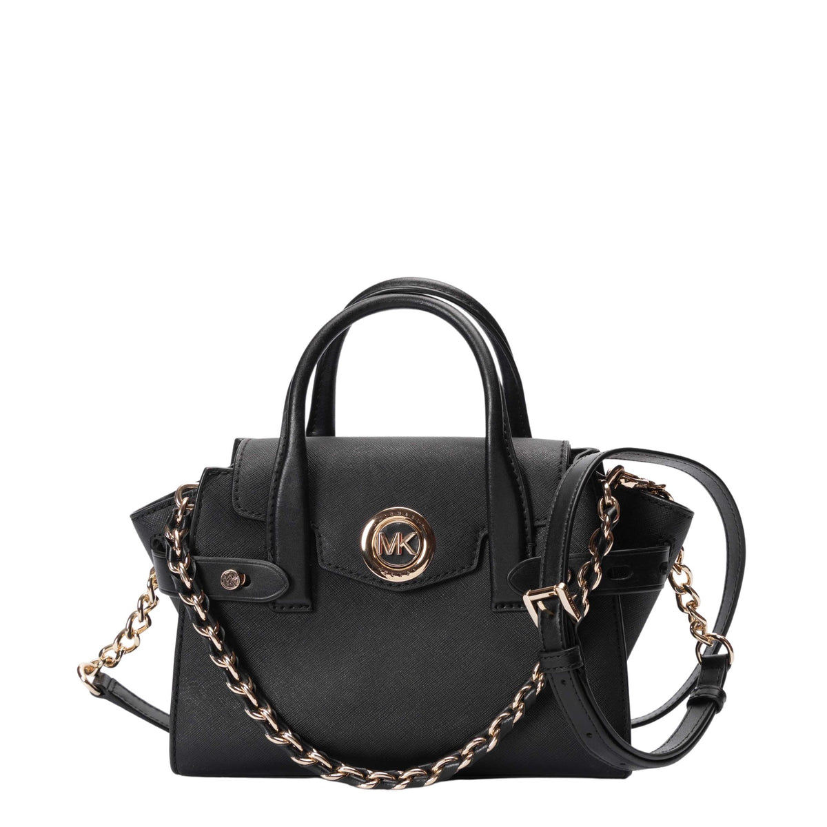 Michael Kors Carmen Black Crossbody Satchel