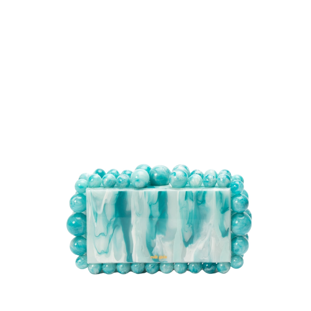 Cult Gaia Eos Marbled Box Clutch
