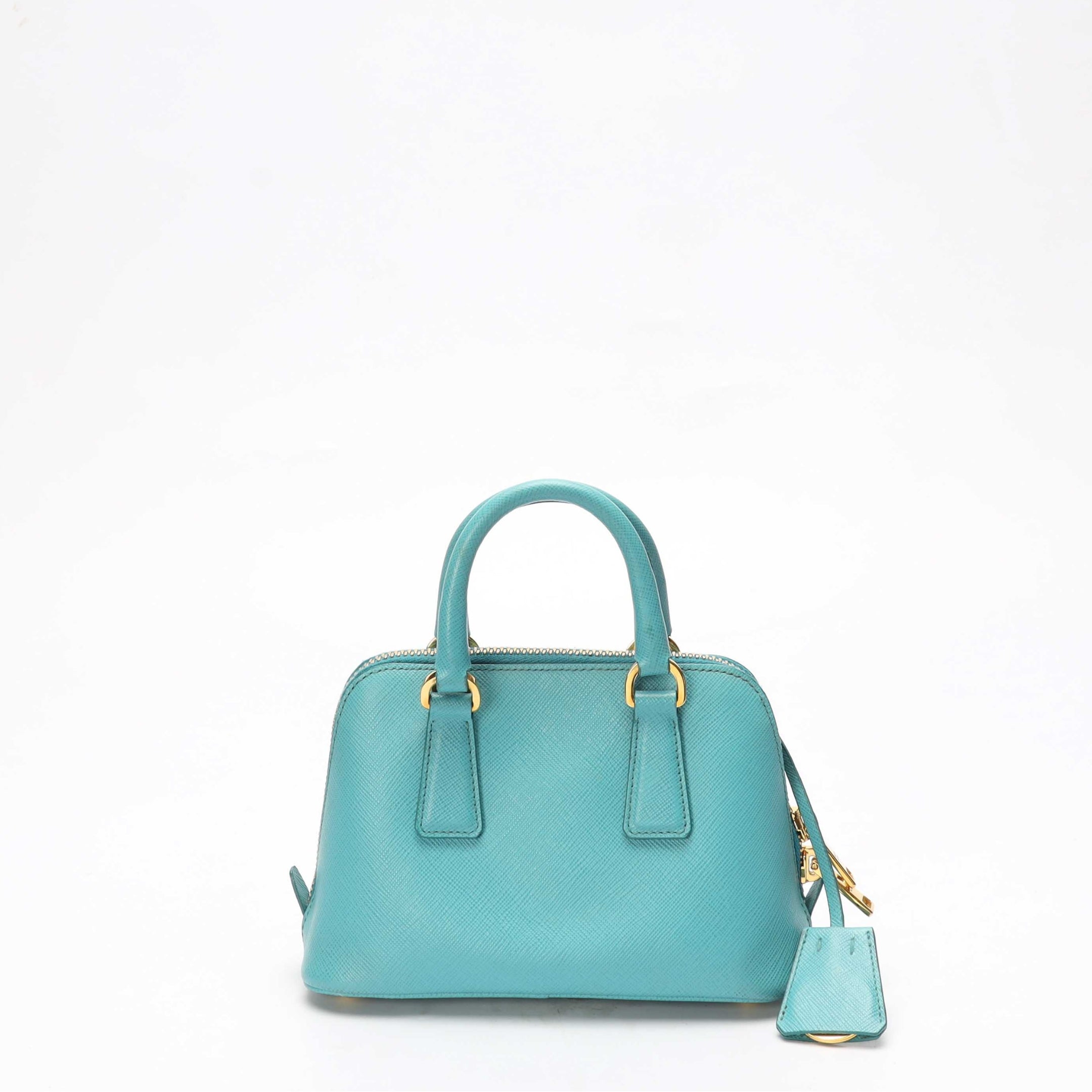 Prada Blue Mini Promenade Satchel Crossbody Bag