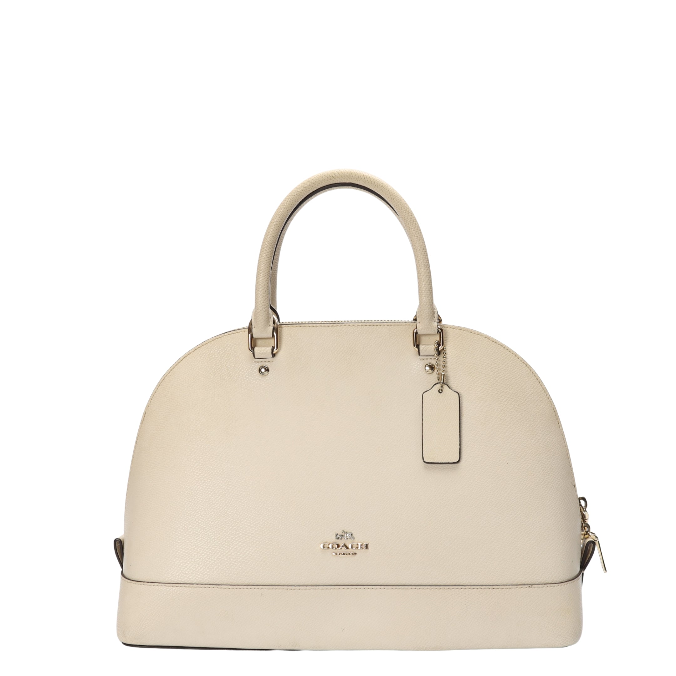 Coach White Sierra Dome Satchel