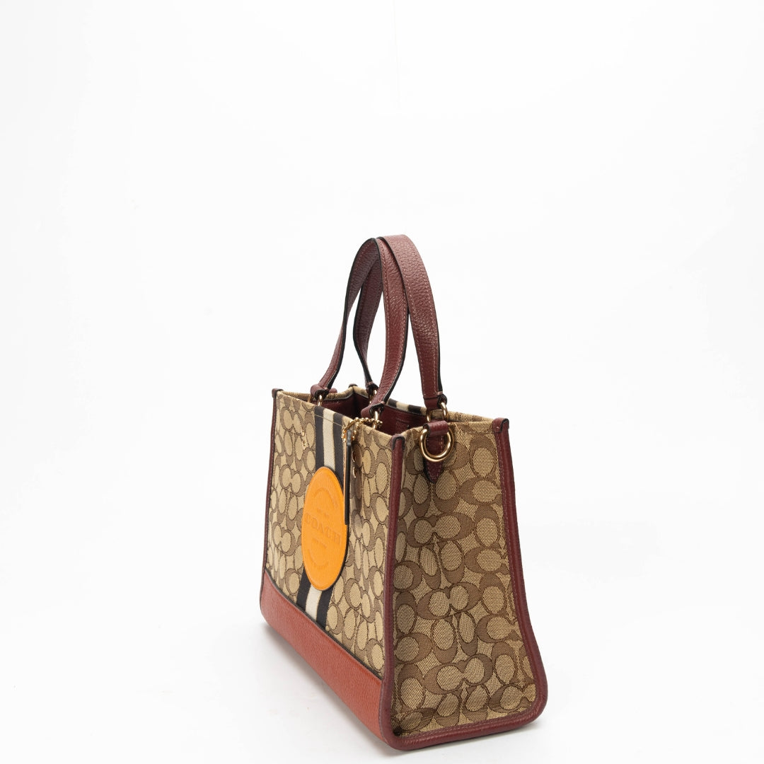 Coach Dempsey Carryall Bag In Signature Jacquard