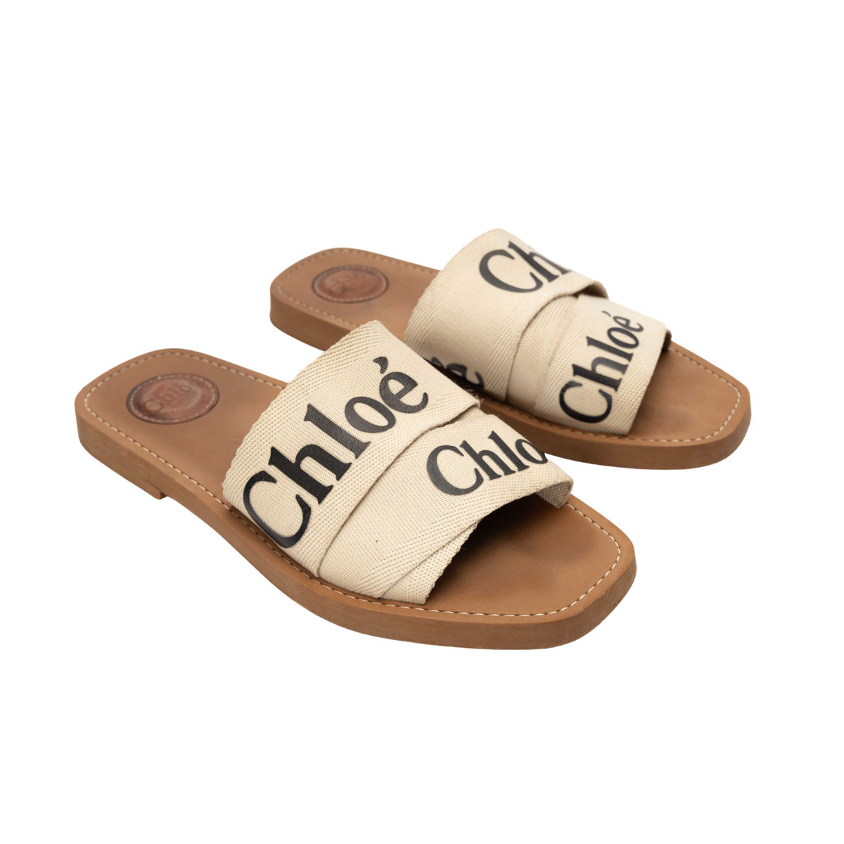 Chloe Flat Slide Sandals
