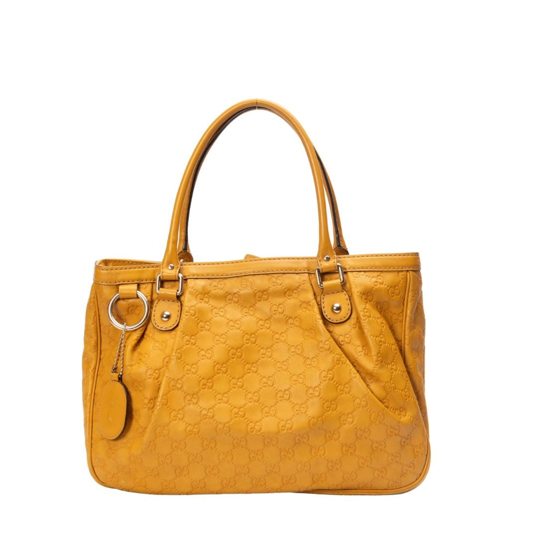 Gucci Mustard Guccissima Leather Sukey Tote