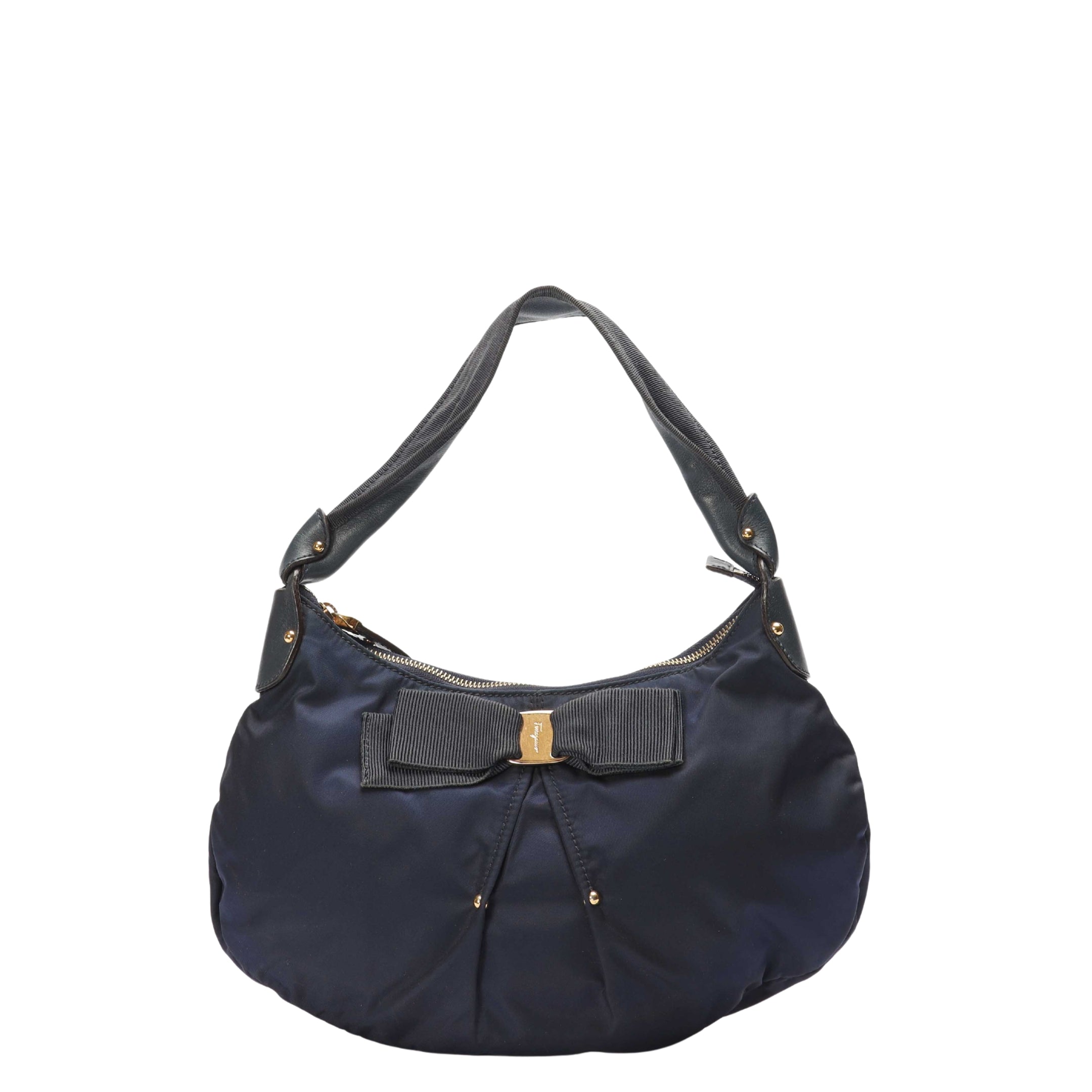 Salvatore Ferragamo Burgundy Vara Hobo