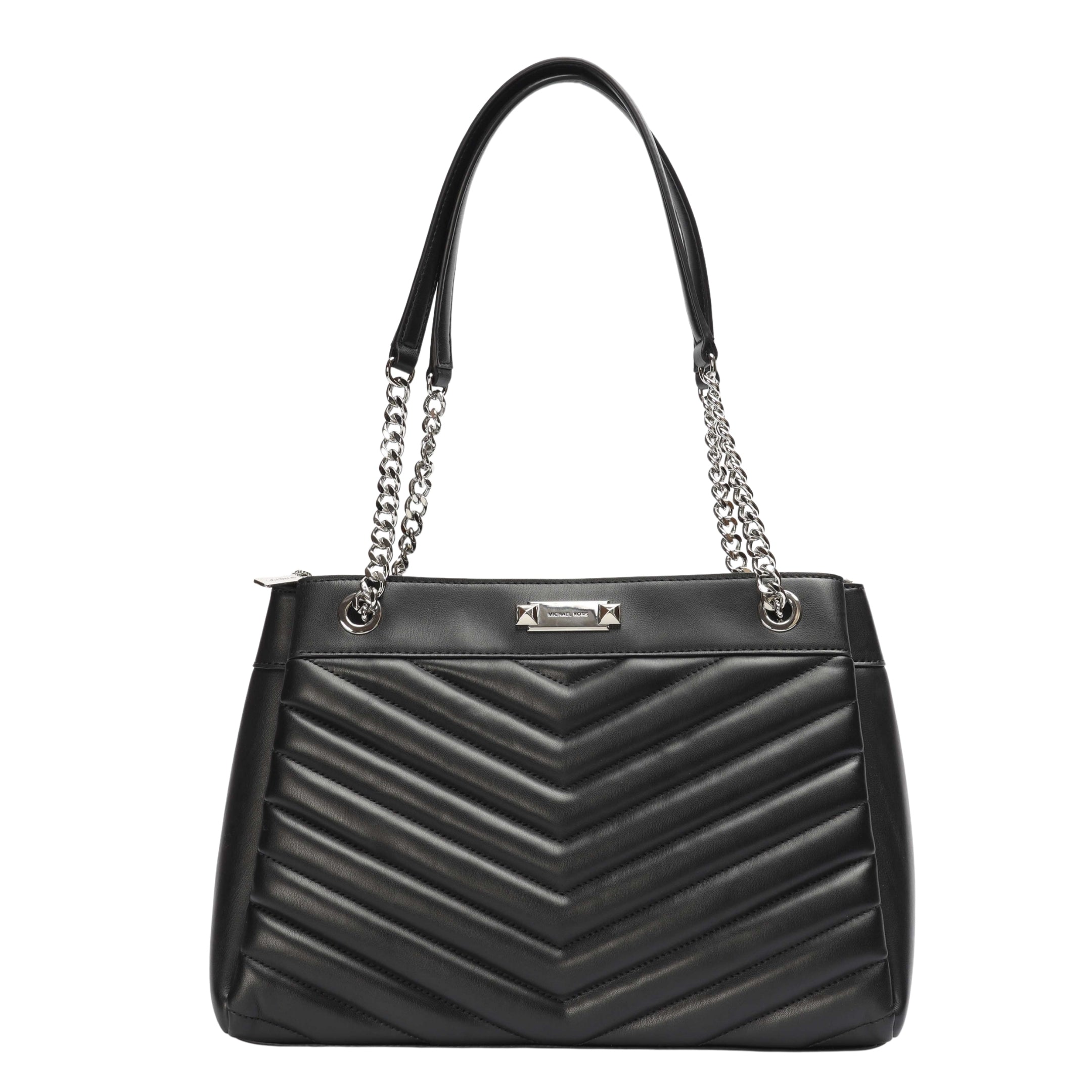 Michael Kors Black Whitney Medium Quilted Tote