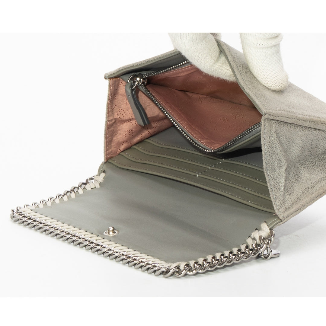 Stella Mccartney Eco Shaggy Continental Flap Wallet
