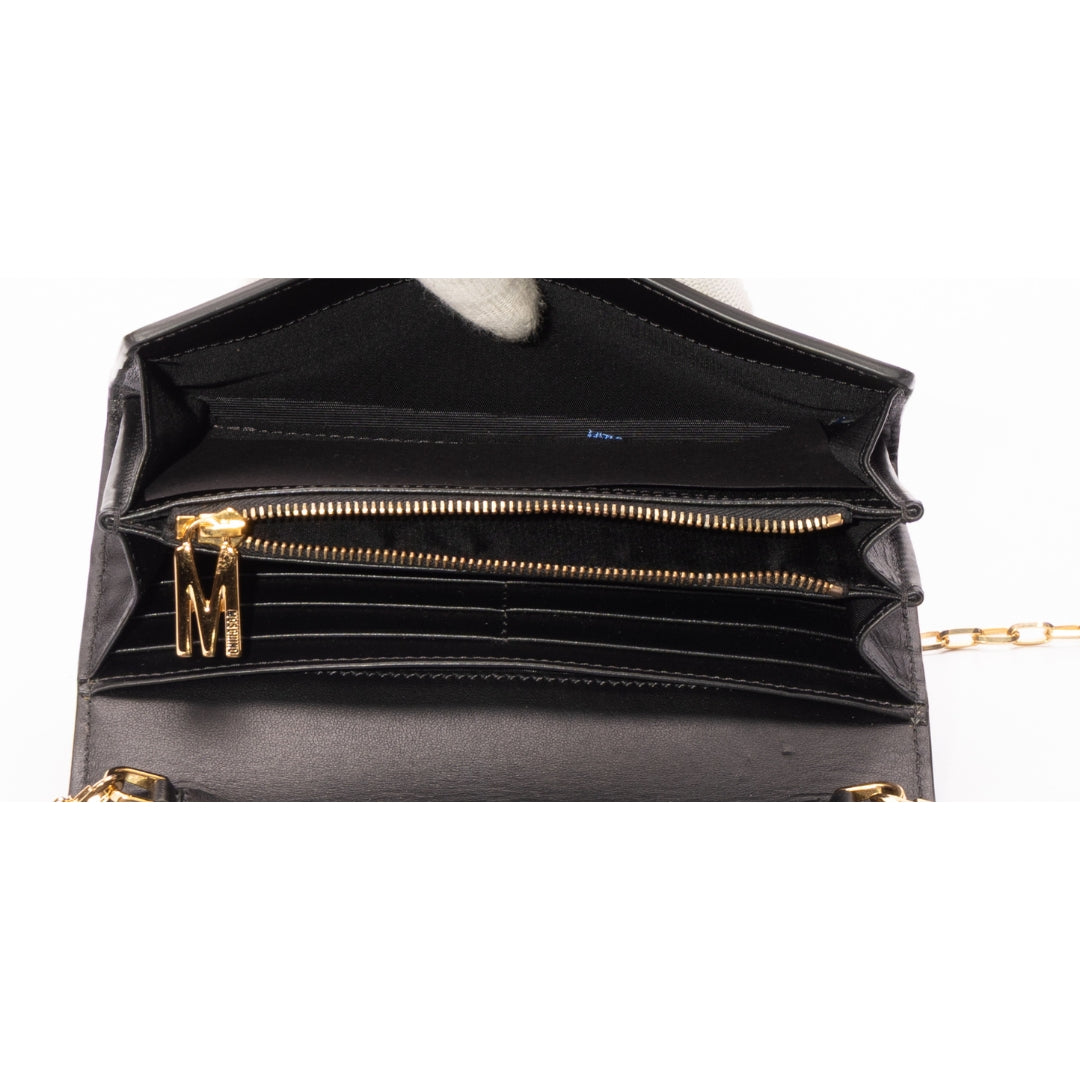 Moschino Mini M Logo Wallet on Chain