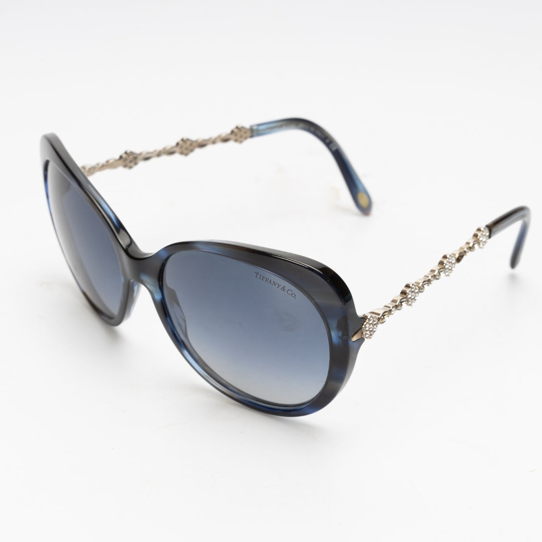 Tiffany & Co. Gradient Crystal Cat Eye Sunglasses