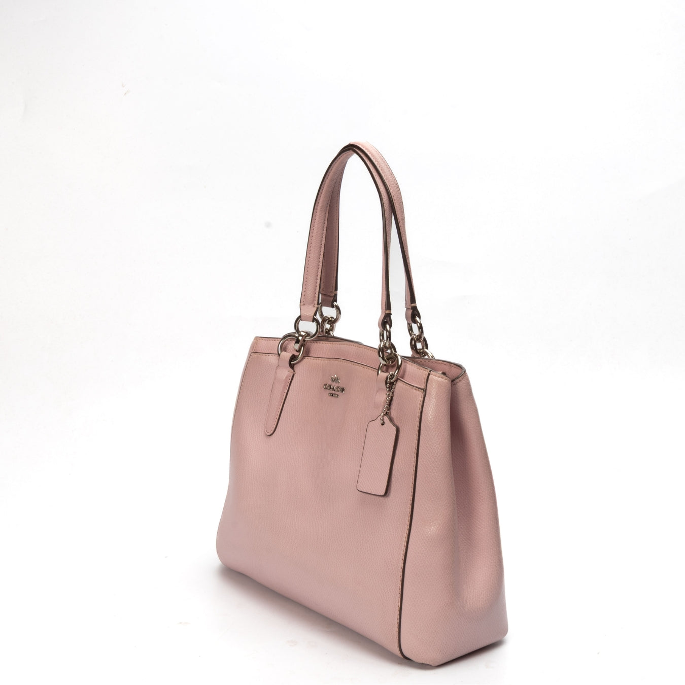 Coach Pink Leather Christie Carryall Satchel