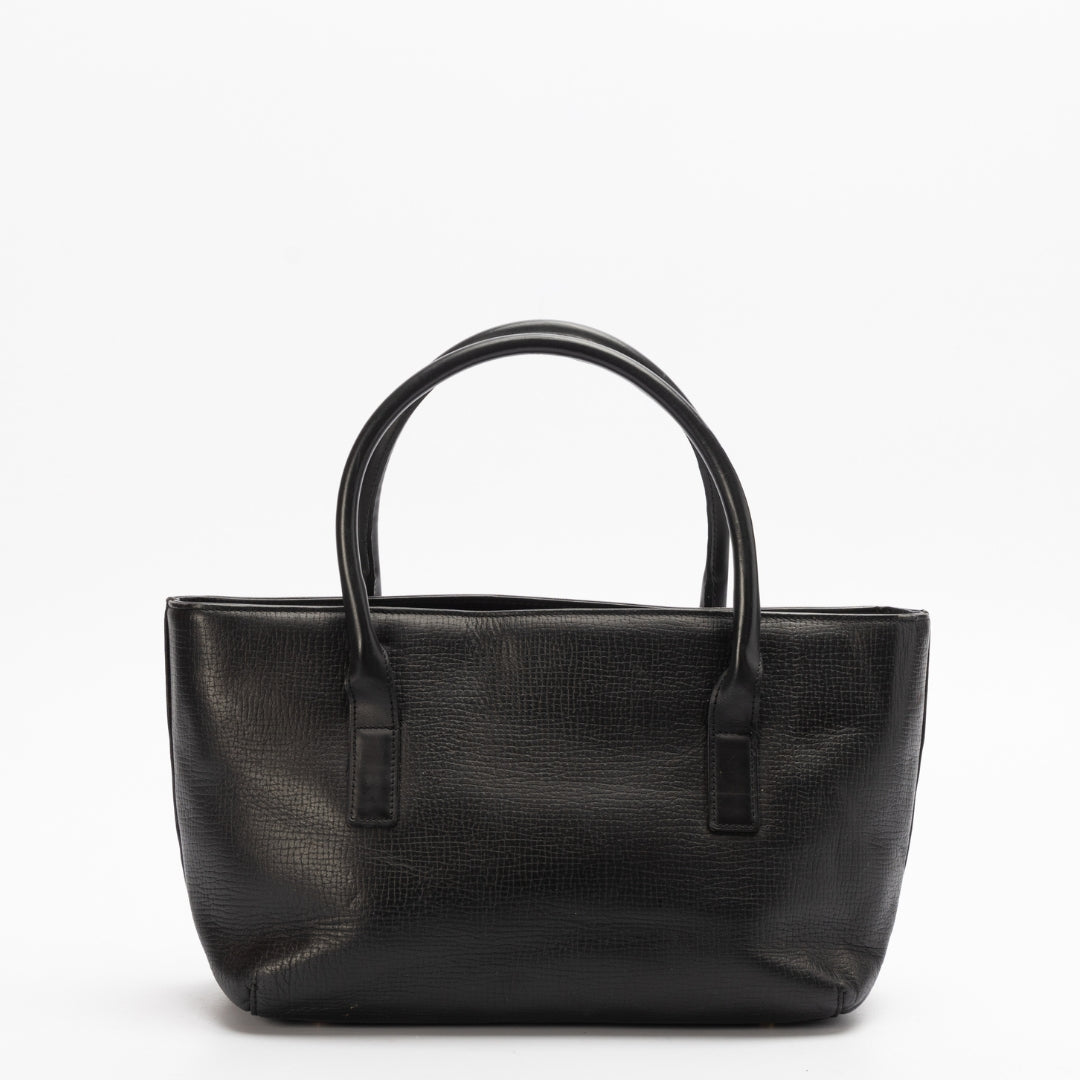 Balenciaga Black Leather Satchel