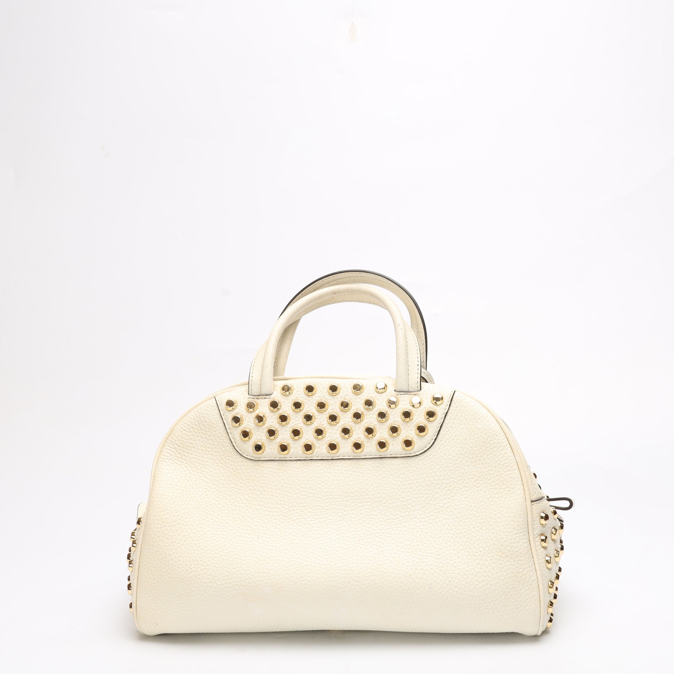 Michael Kors Austin Off White Bowling Bag