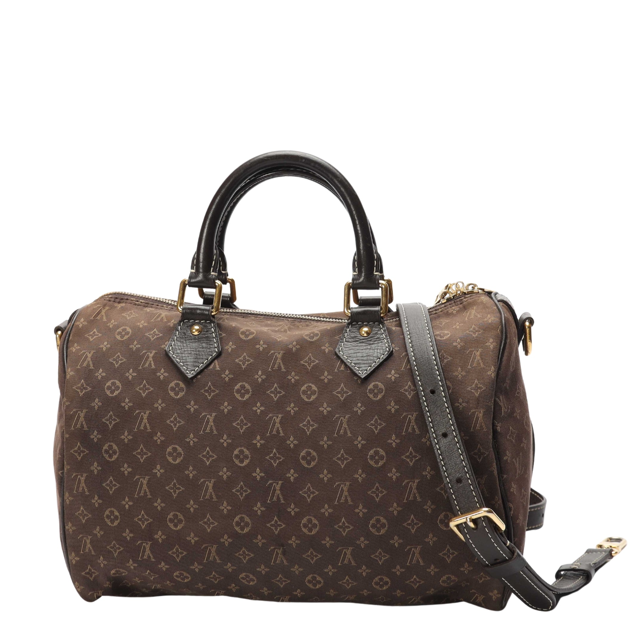 Louis Vuitton Ebene Canvas Lin Speedy 30 Bag